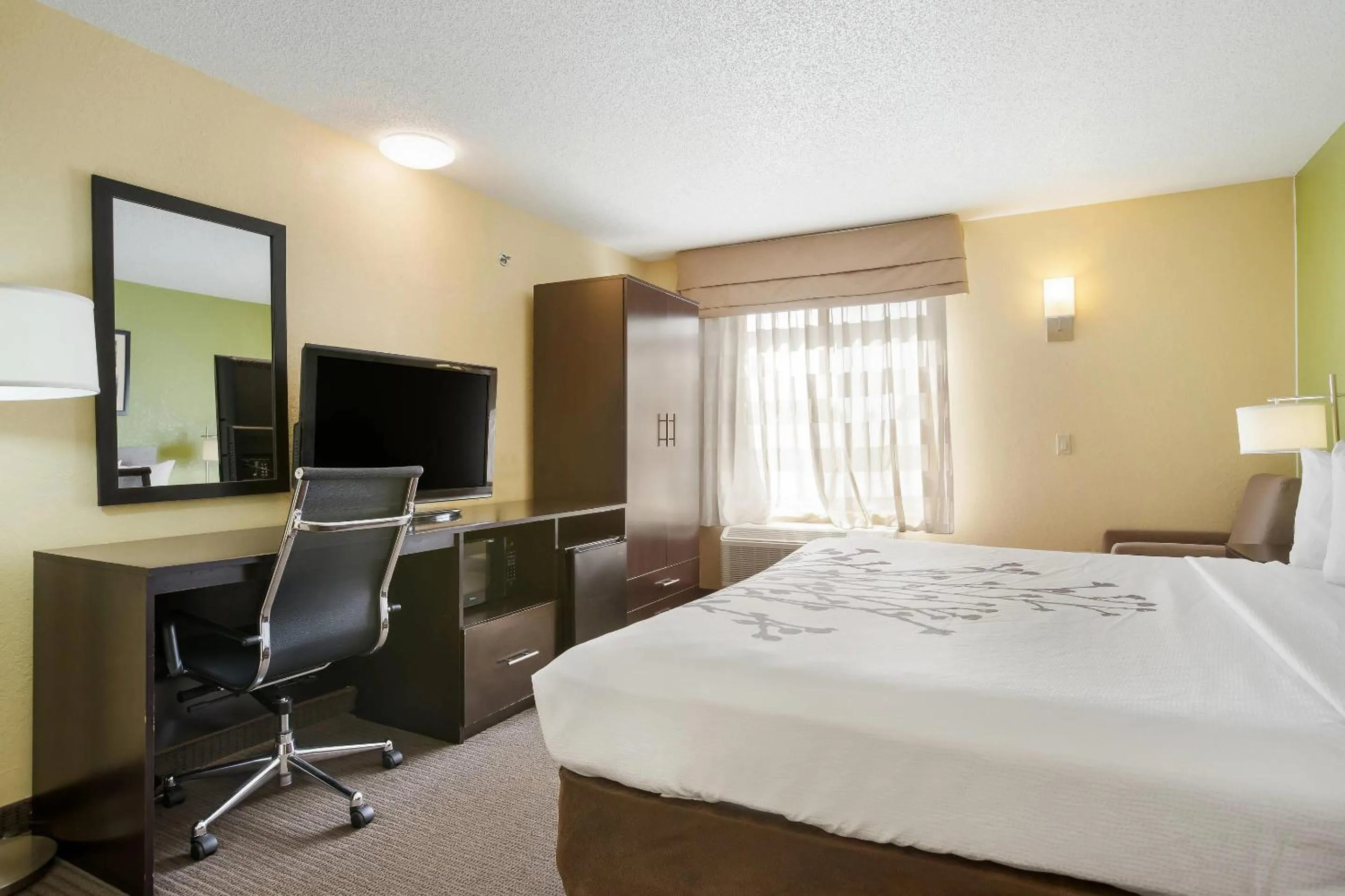 Bedroom, Bed in Sleep Inn & Suites Grand Rapids Southeast - Kentwood