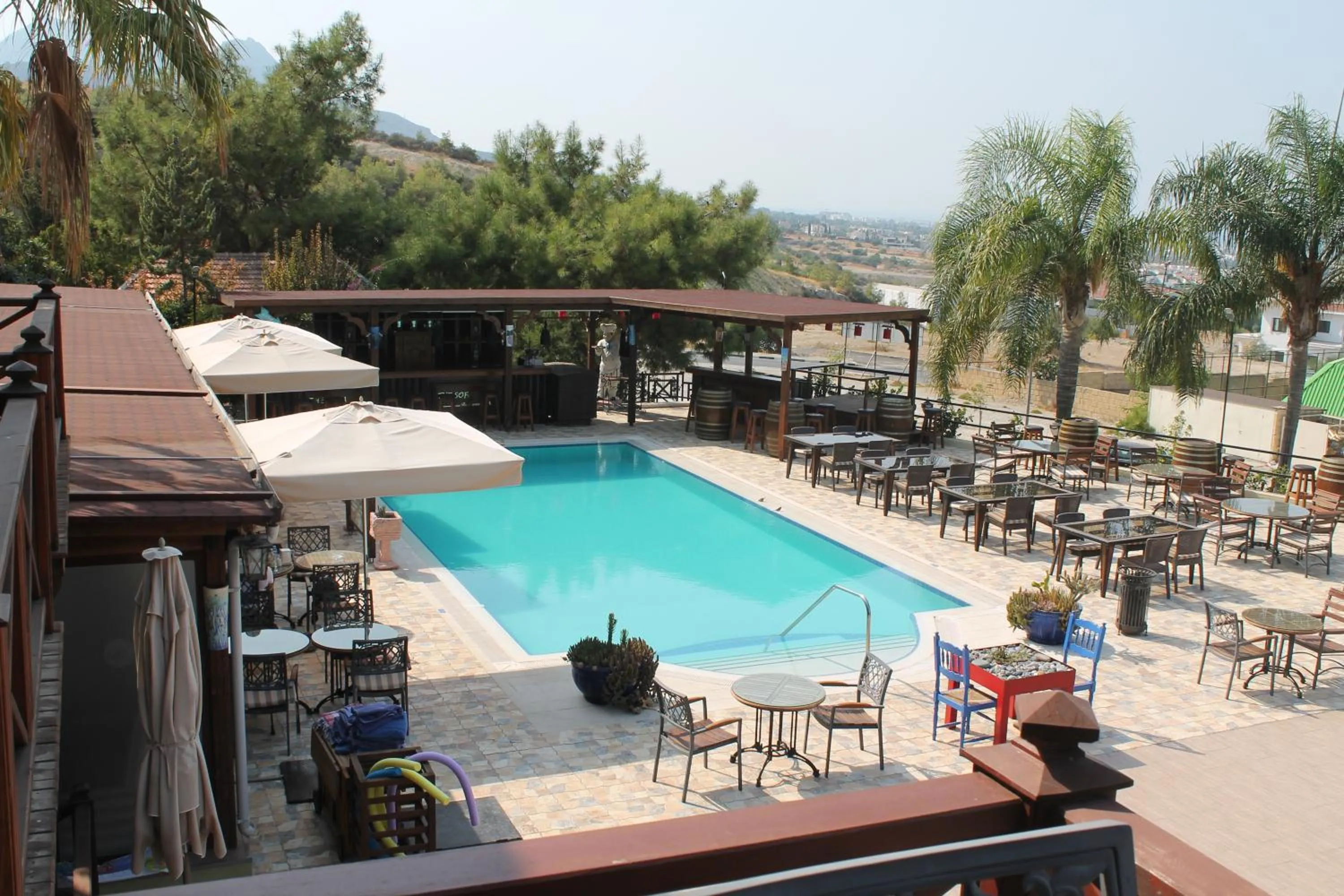 Pool view in Bella View Art Boutique Hotel
