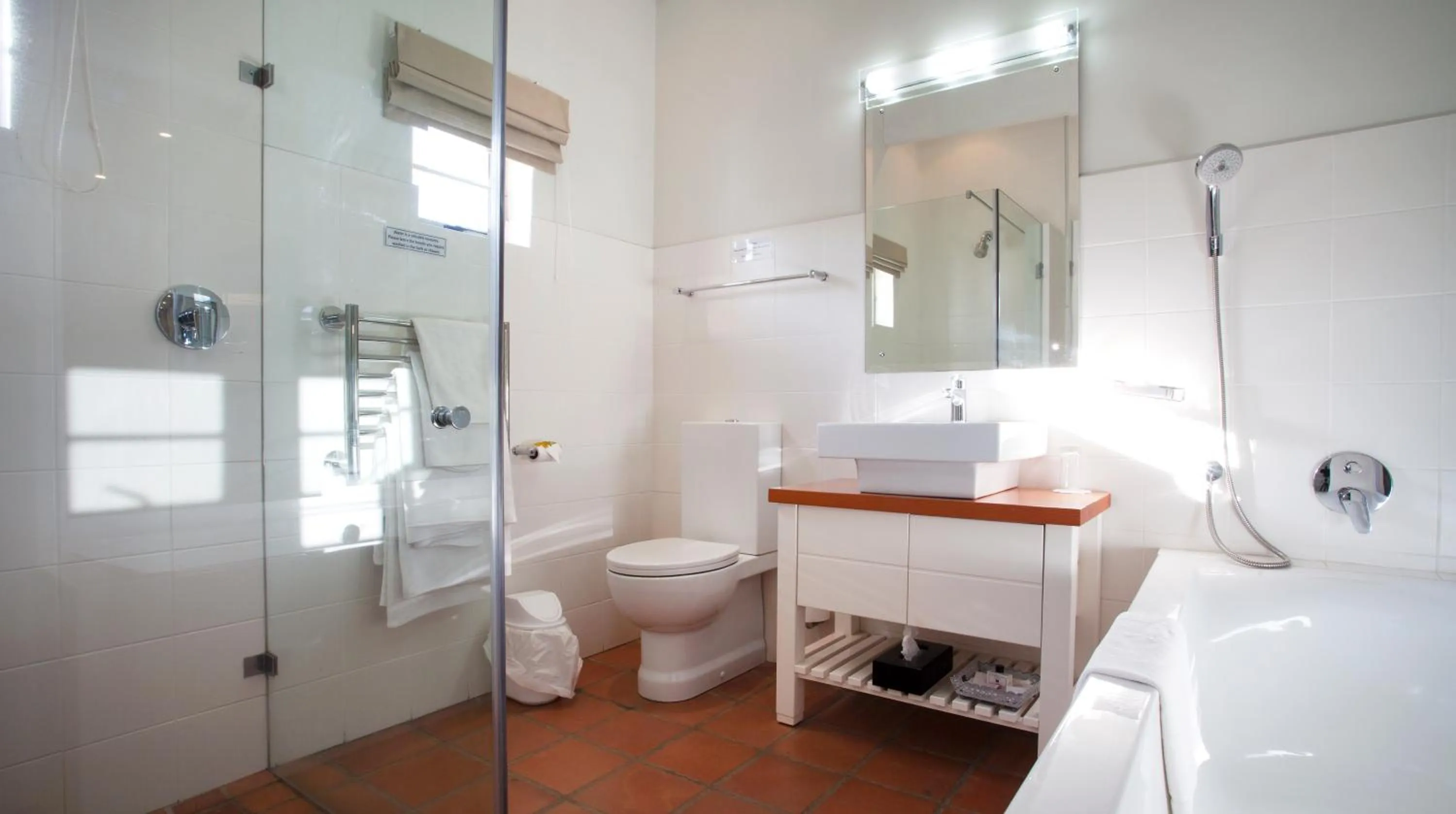 Shower in Klein Welmoed Luxury Guest House