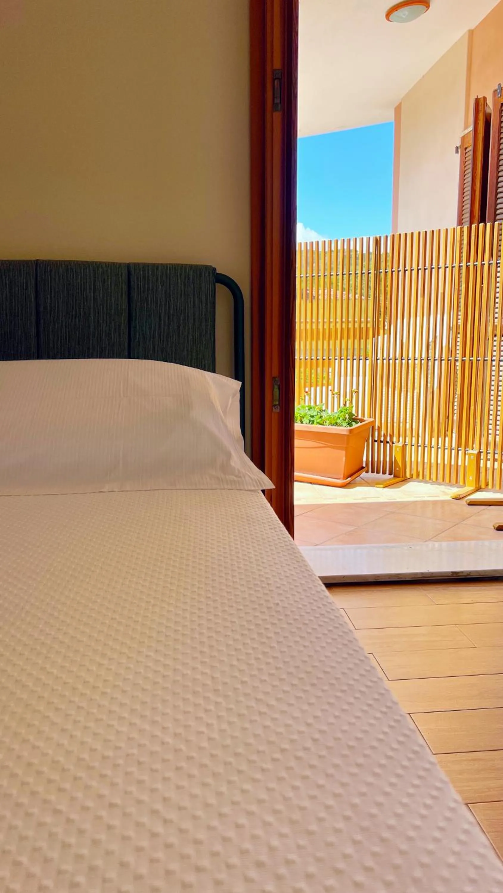 Bedroom, Bed in Villa Iole