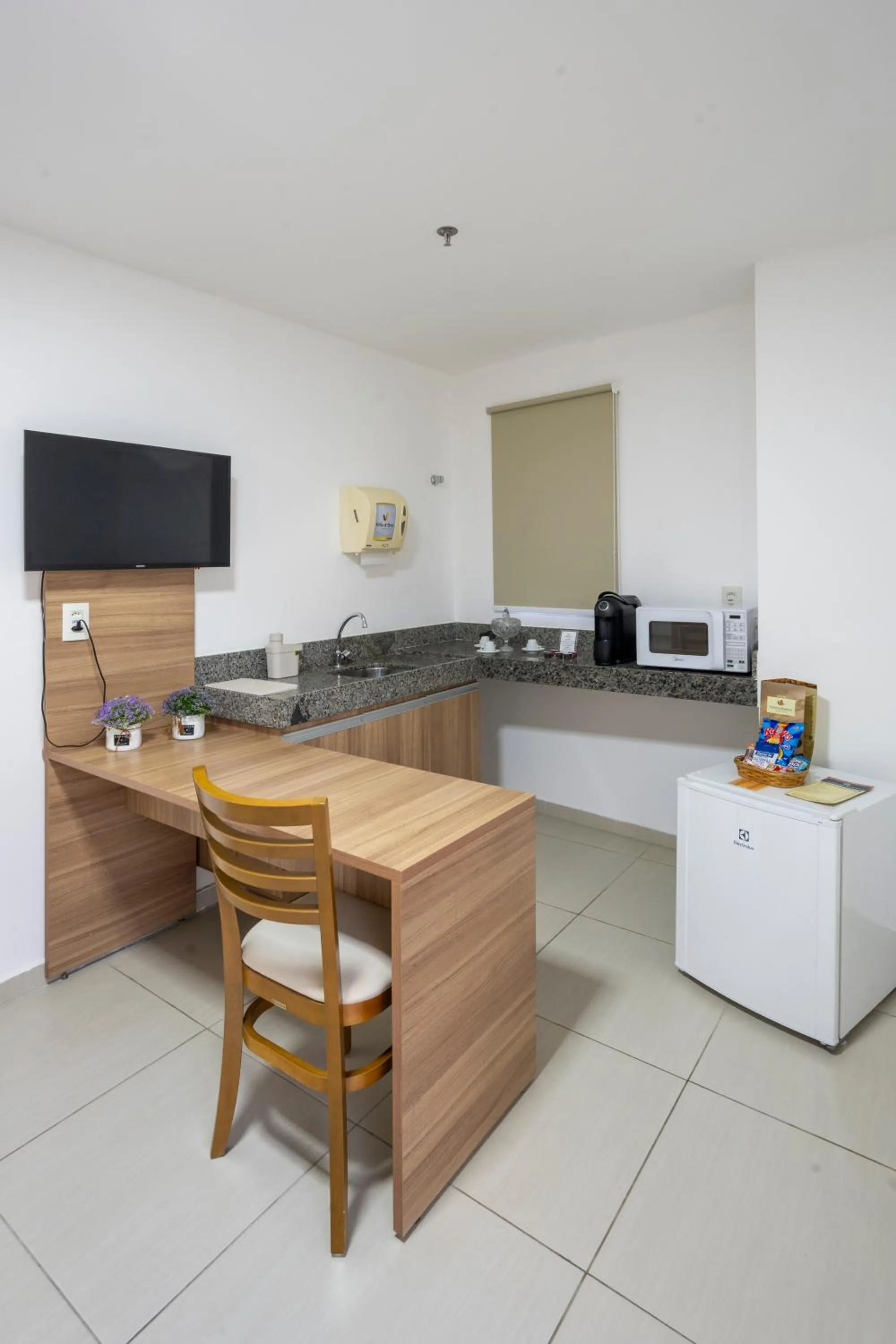 Kitchen or kitchenette in Villa Park Hotel Recife