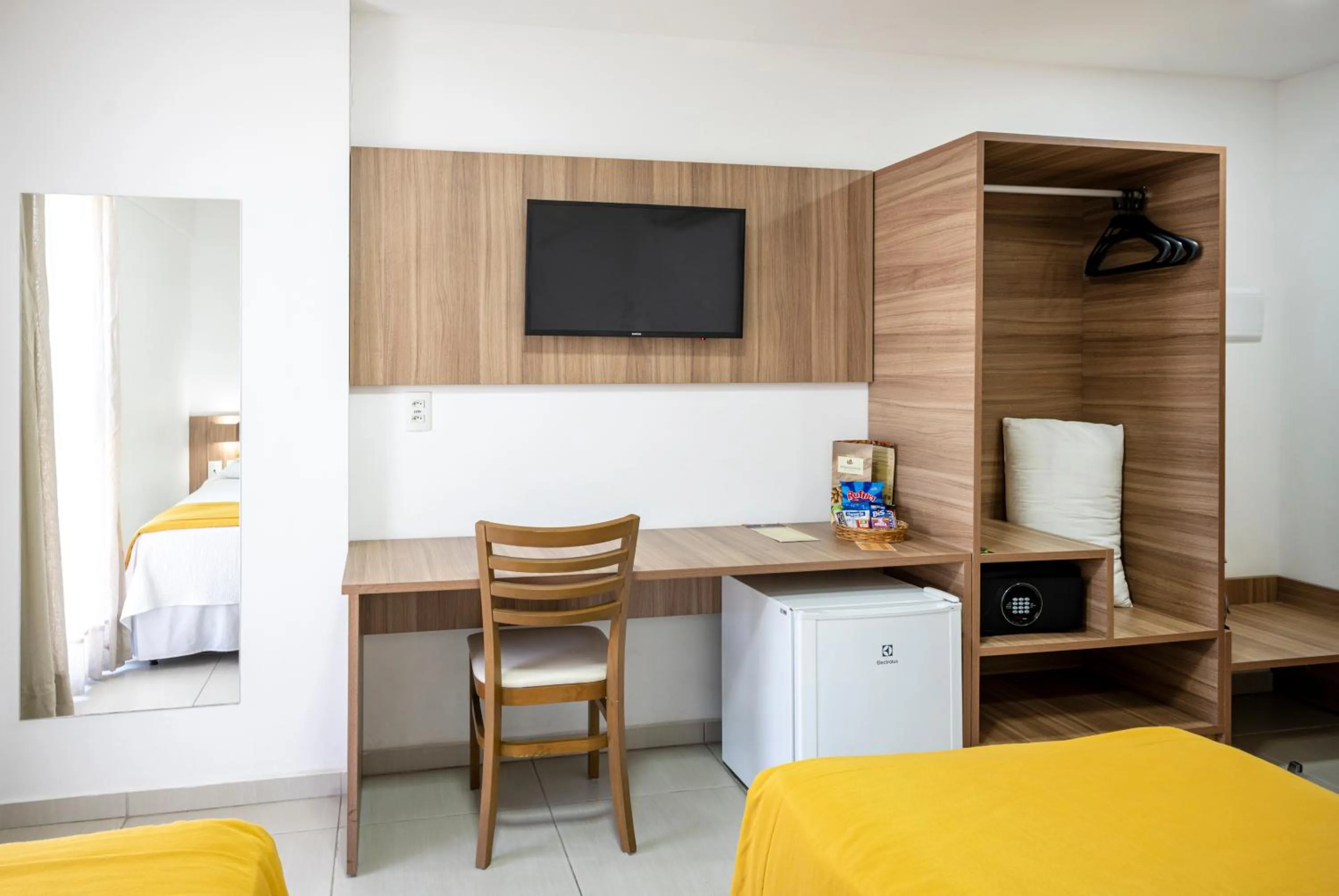 minibar, Bed in Villa Park Hotel Recife