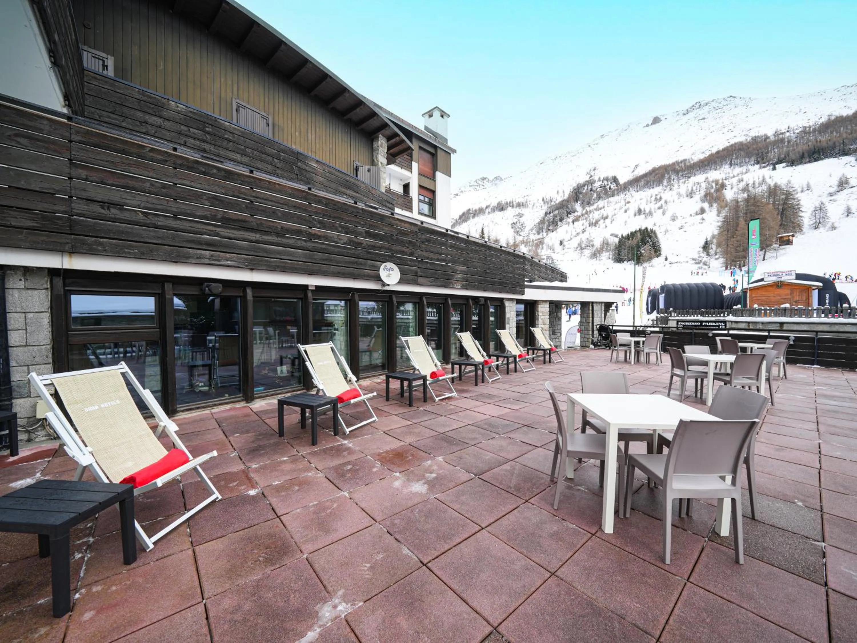 Balcony/Terrace in Hotel Arlecchino - Dada Hotels