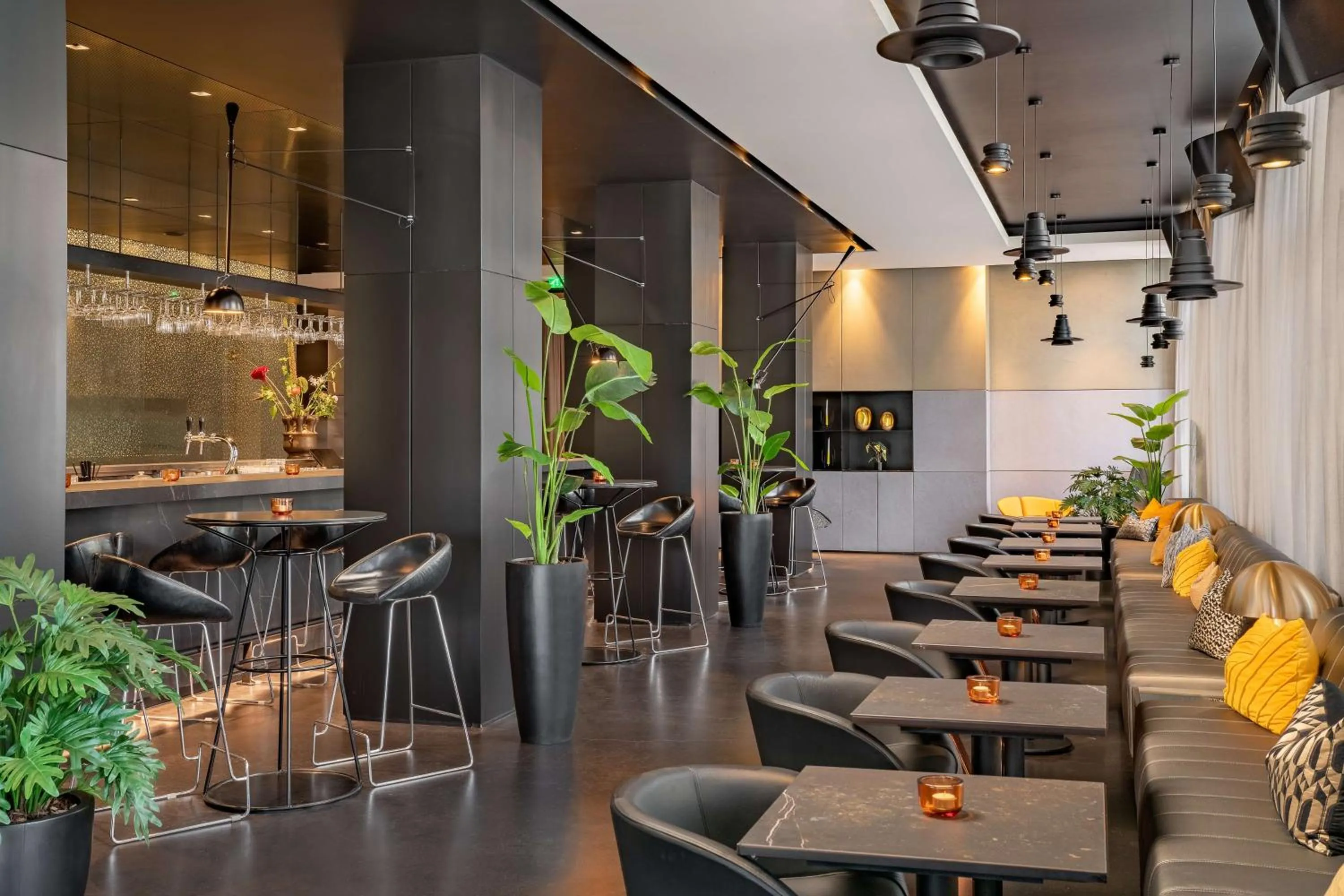Lounge or bar in art'otel amsterdam, Powered by Radisson Hotels