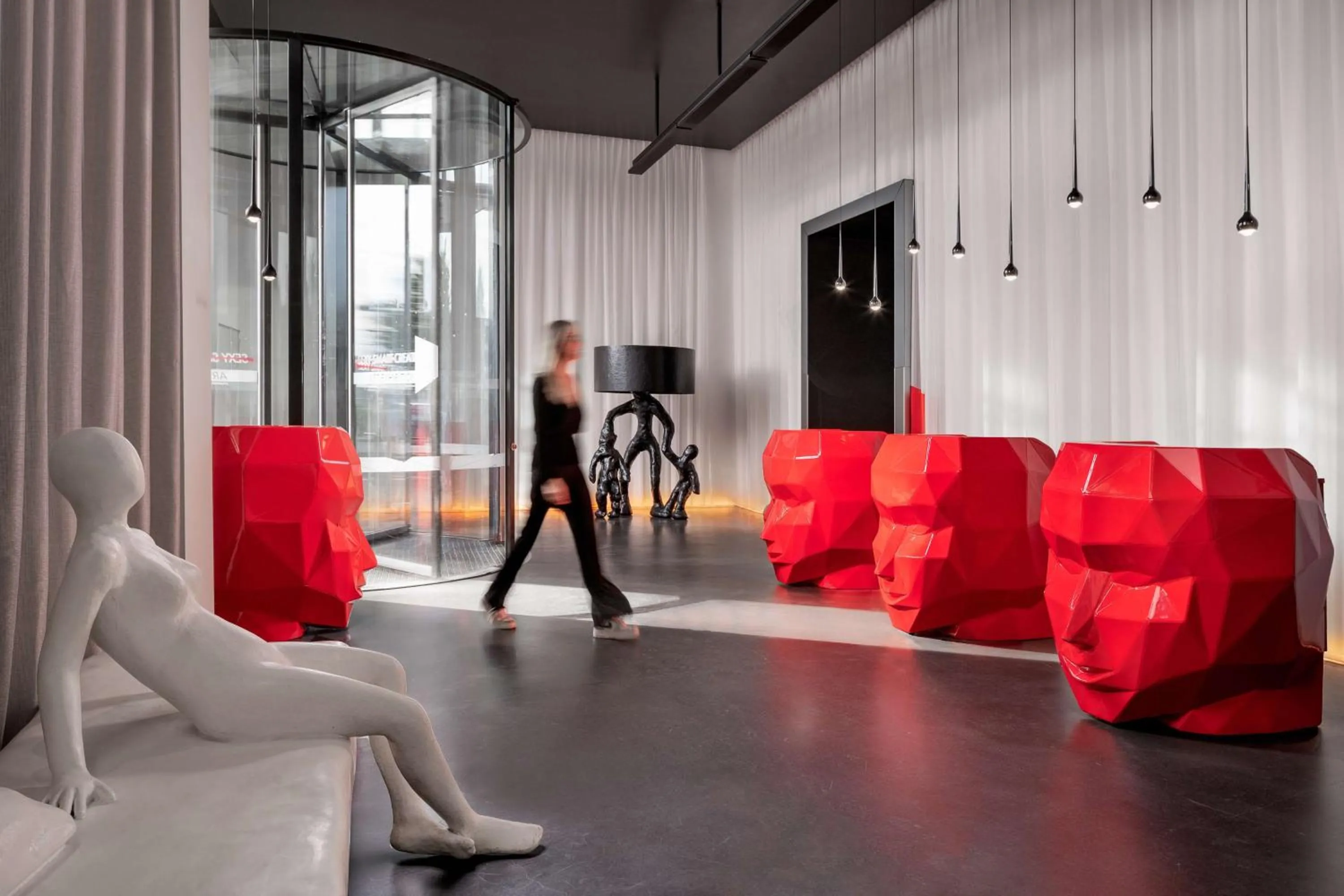 Lobby or reception in art'otel amsterdam, Powered by Radisson Hotels