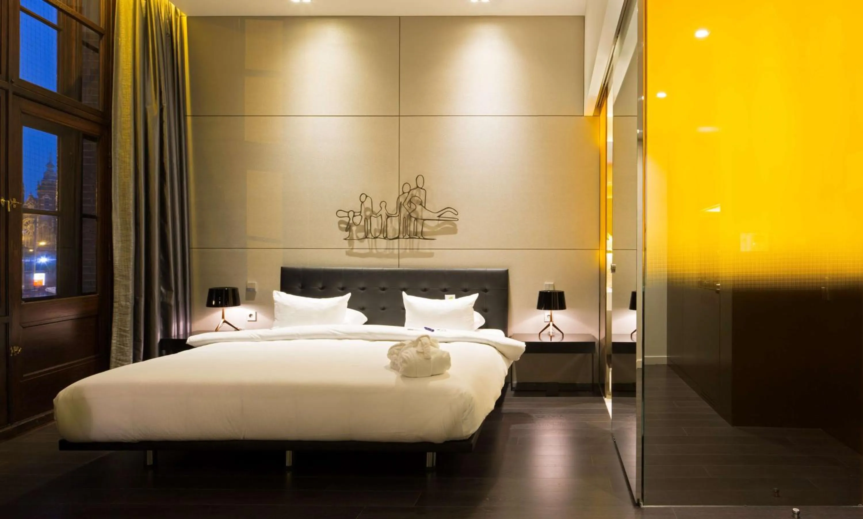 Photo of the whole room, Bed in art'otel amsterdam, Powered by Radisson Hotels