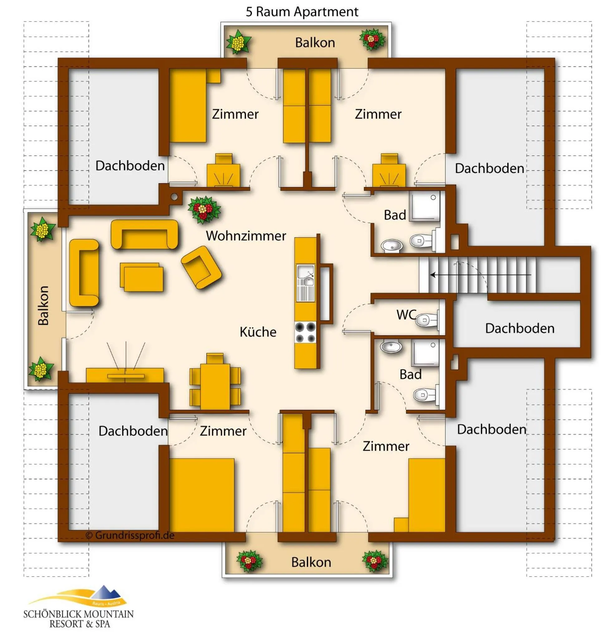 Floor plan in Schönblick Mountain Resort & Spa - Das Original!