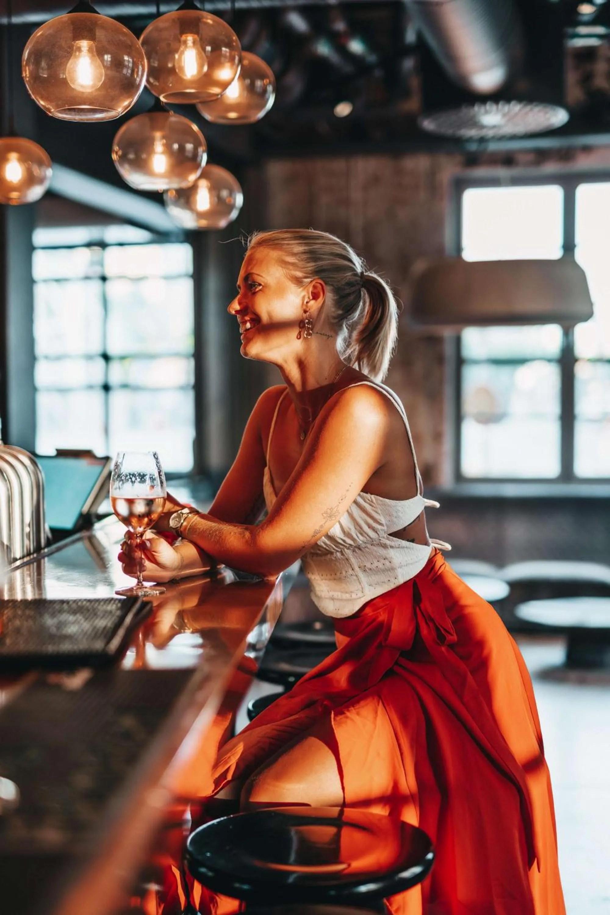 Lounge or bar in Story Hotel Signalfabriken, part of JdV by Hyatt