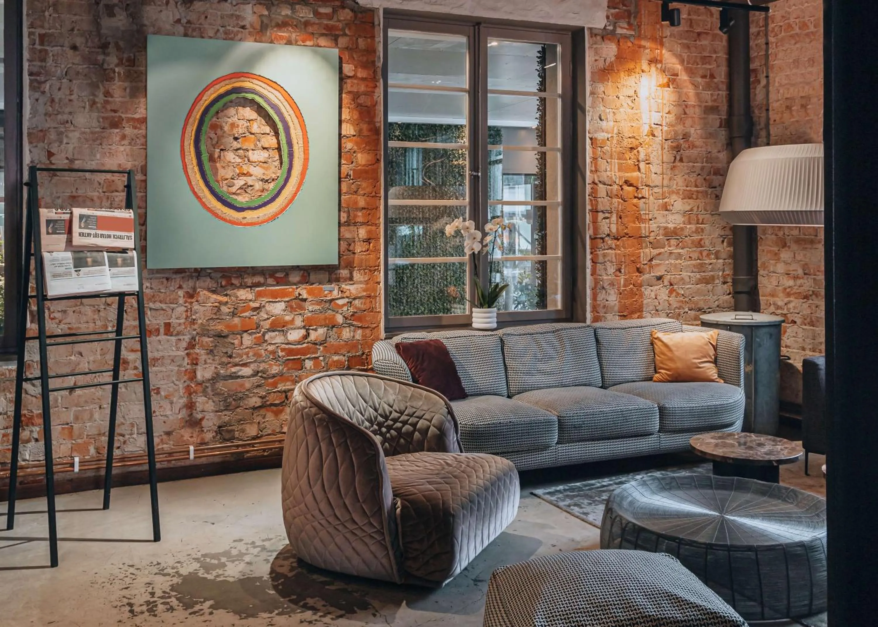 Lobby or reception in Story Hotel Signalfabriken, part of JdV by Hyatt