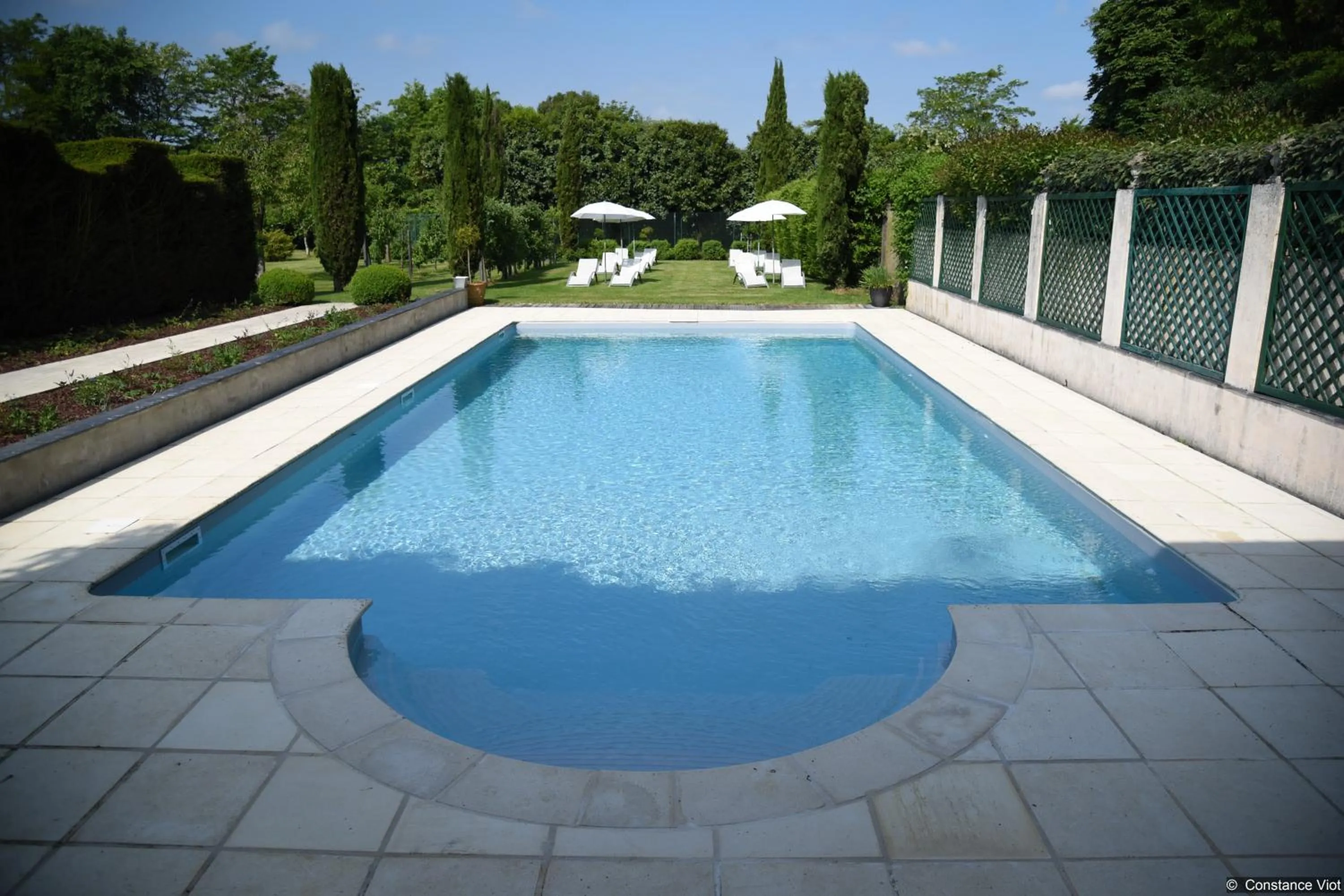 Swimming pool in Hotel Haras De La Potardiere