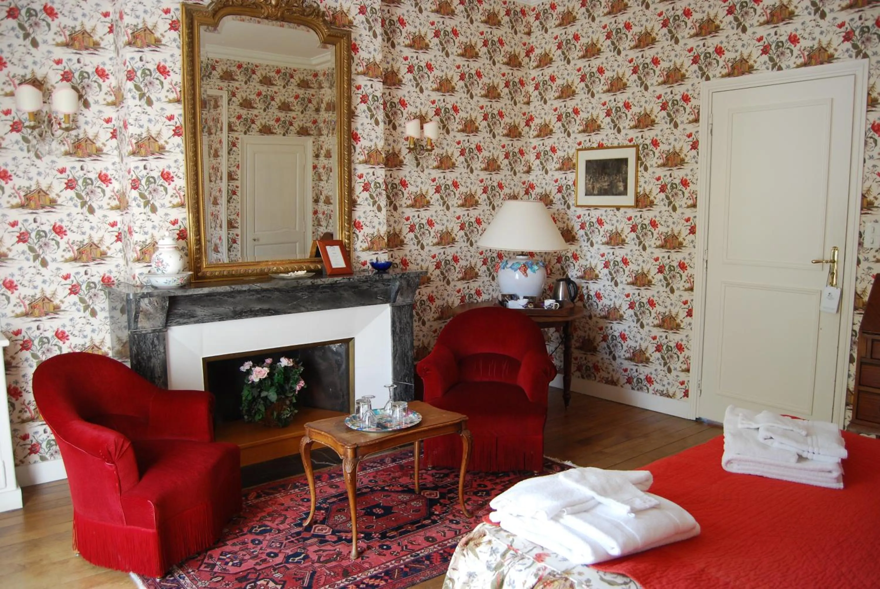 Decorative detail in Hotel Haras De La Potardiere