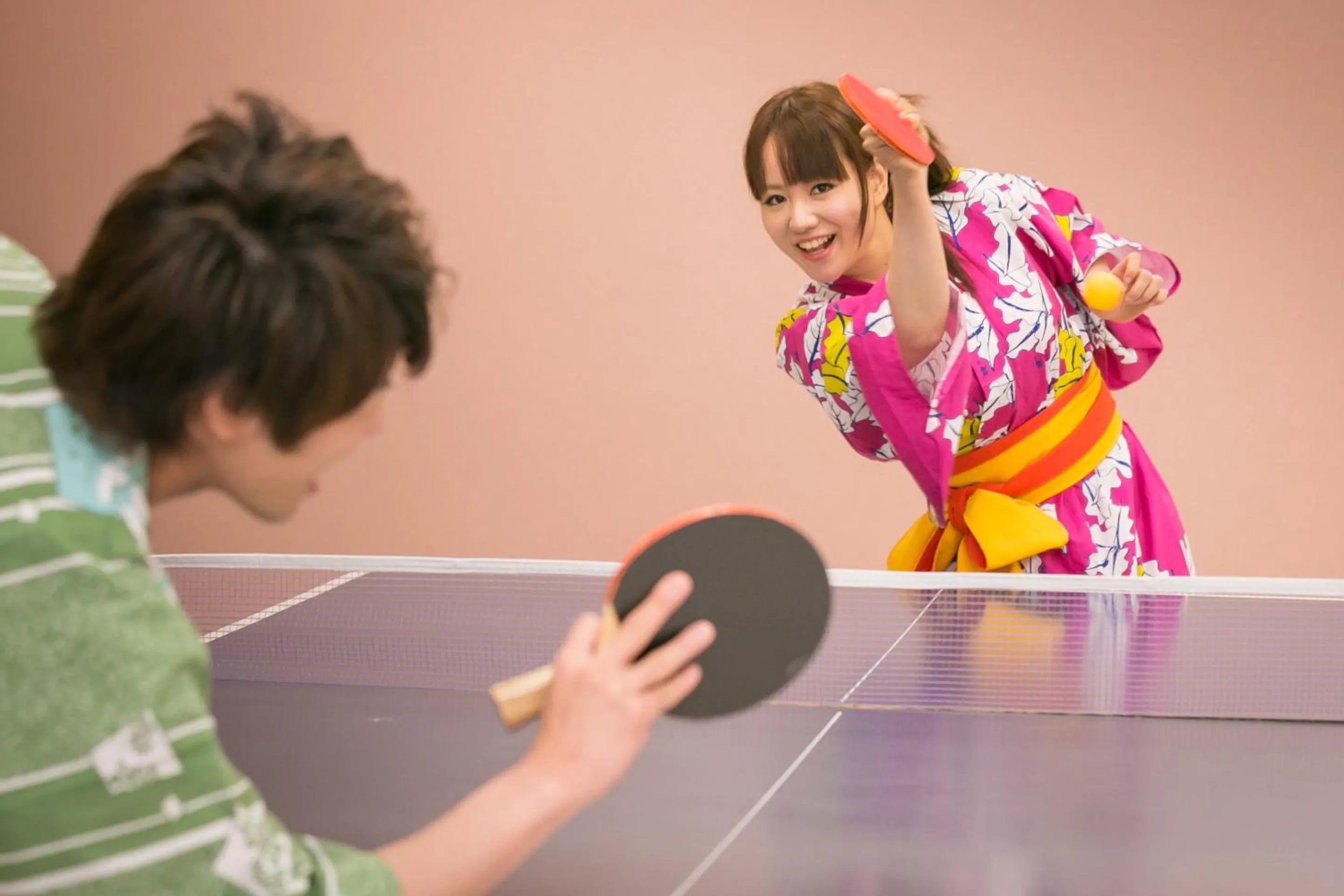 Table tennis in Yumeoi-so