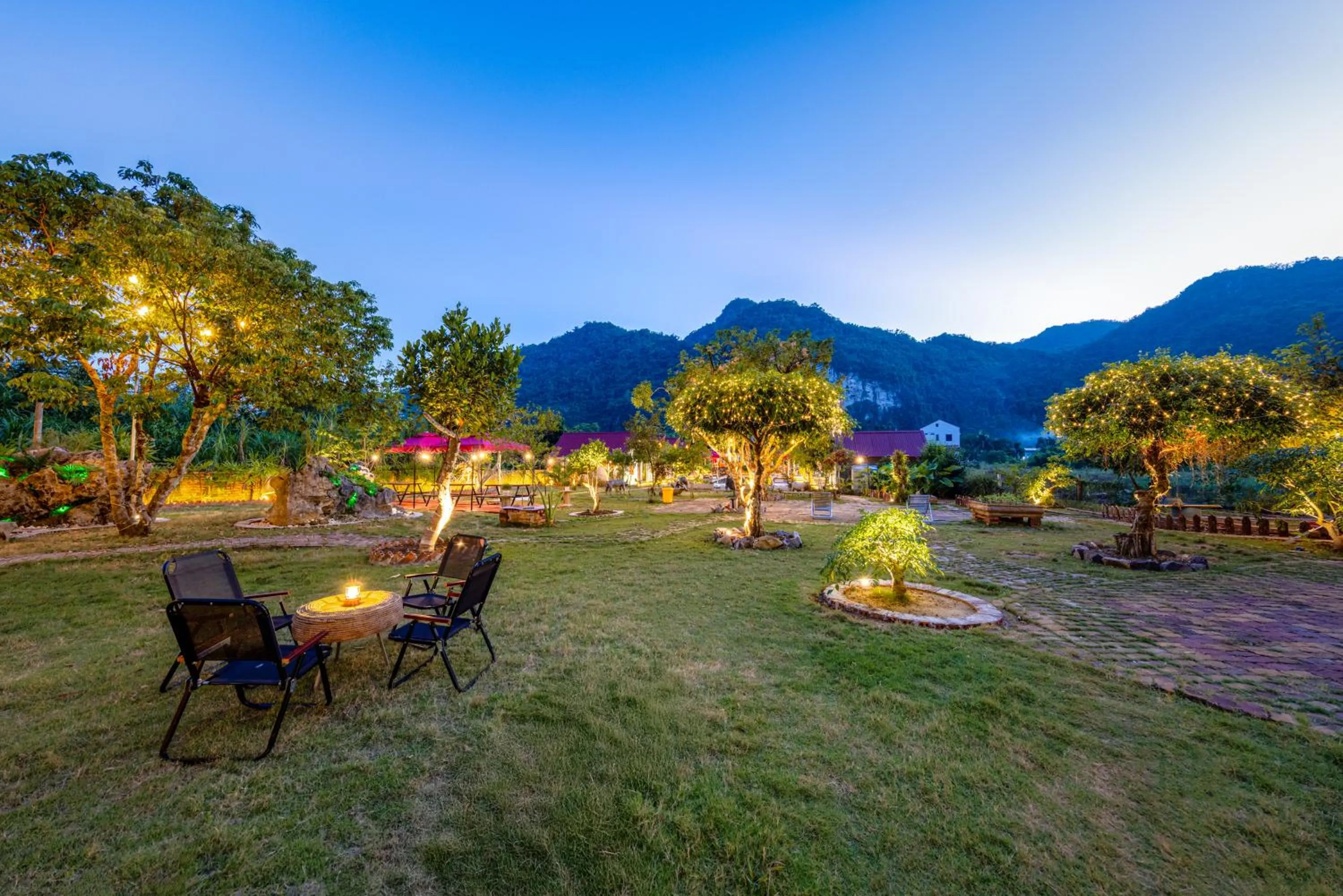 Garden in Cat Ba Serena Homestay And Swimming Pool