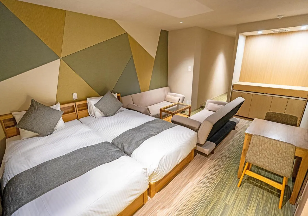 Bed in Stay SAKURA Tokyo Asakusa Yokozuna Hotel