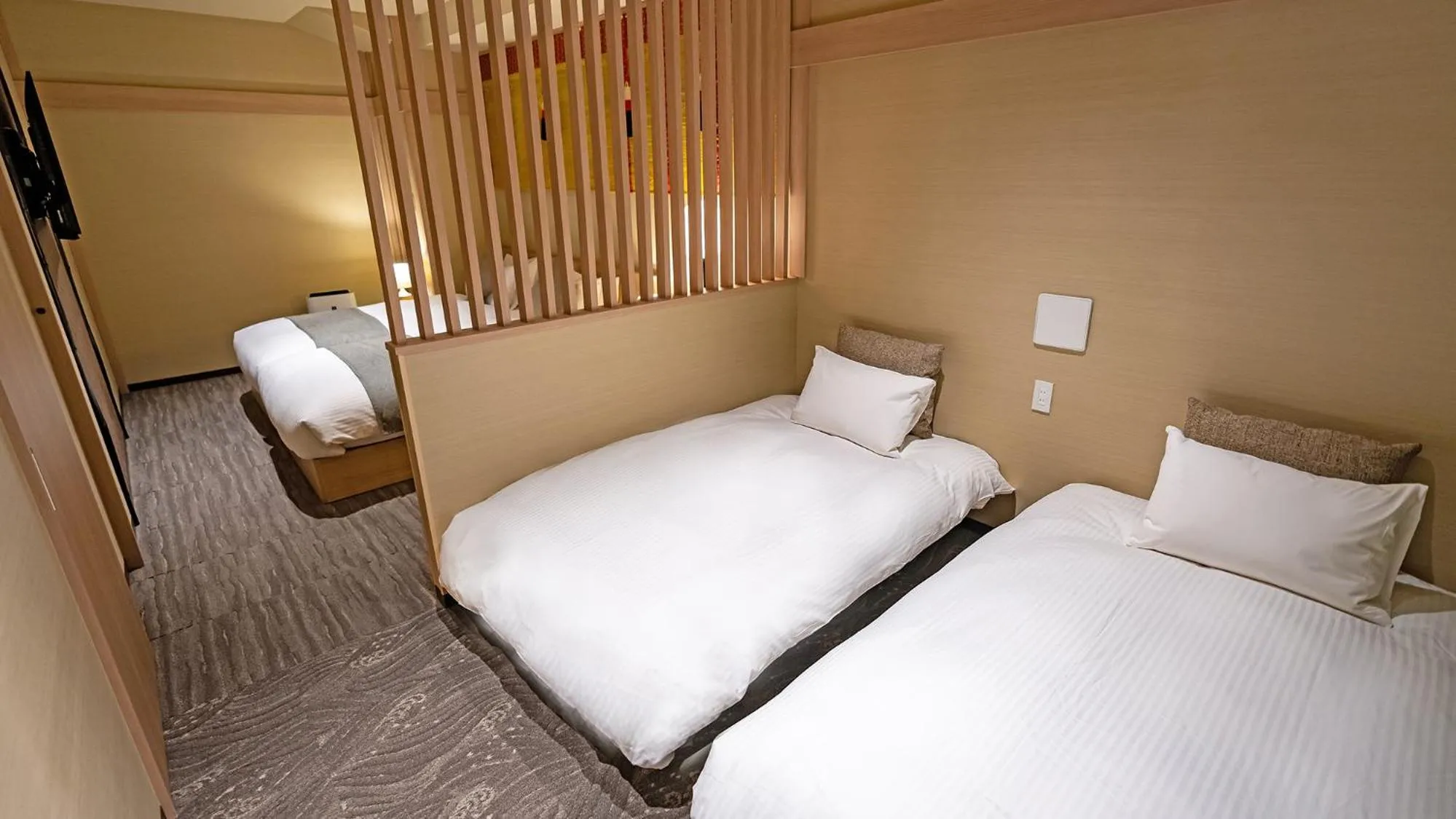 Bed in Stay SAKURA Tokyo Asakusa Yokozuna Hotel