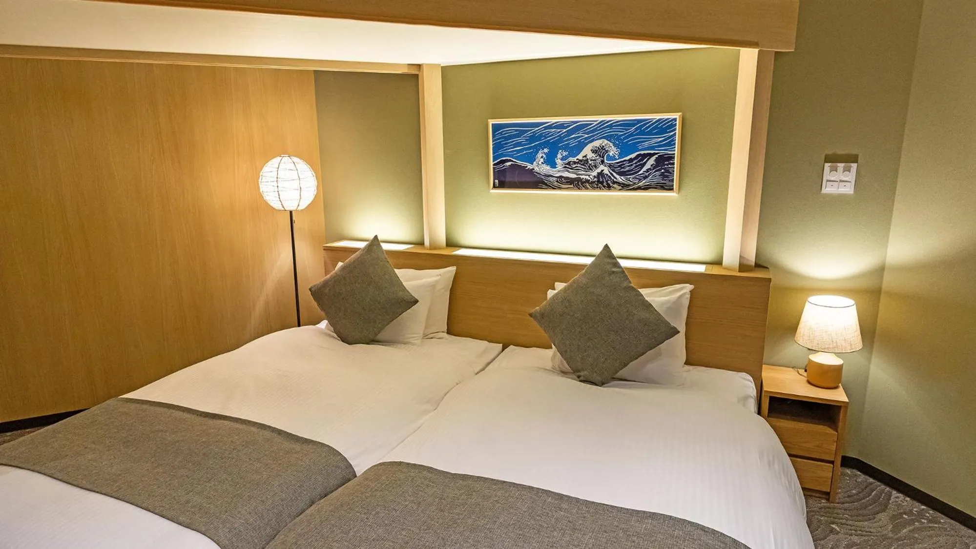 Bed in Stay SAKURA Tokyo Asakusa Yokozuna Hotel