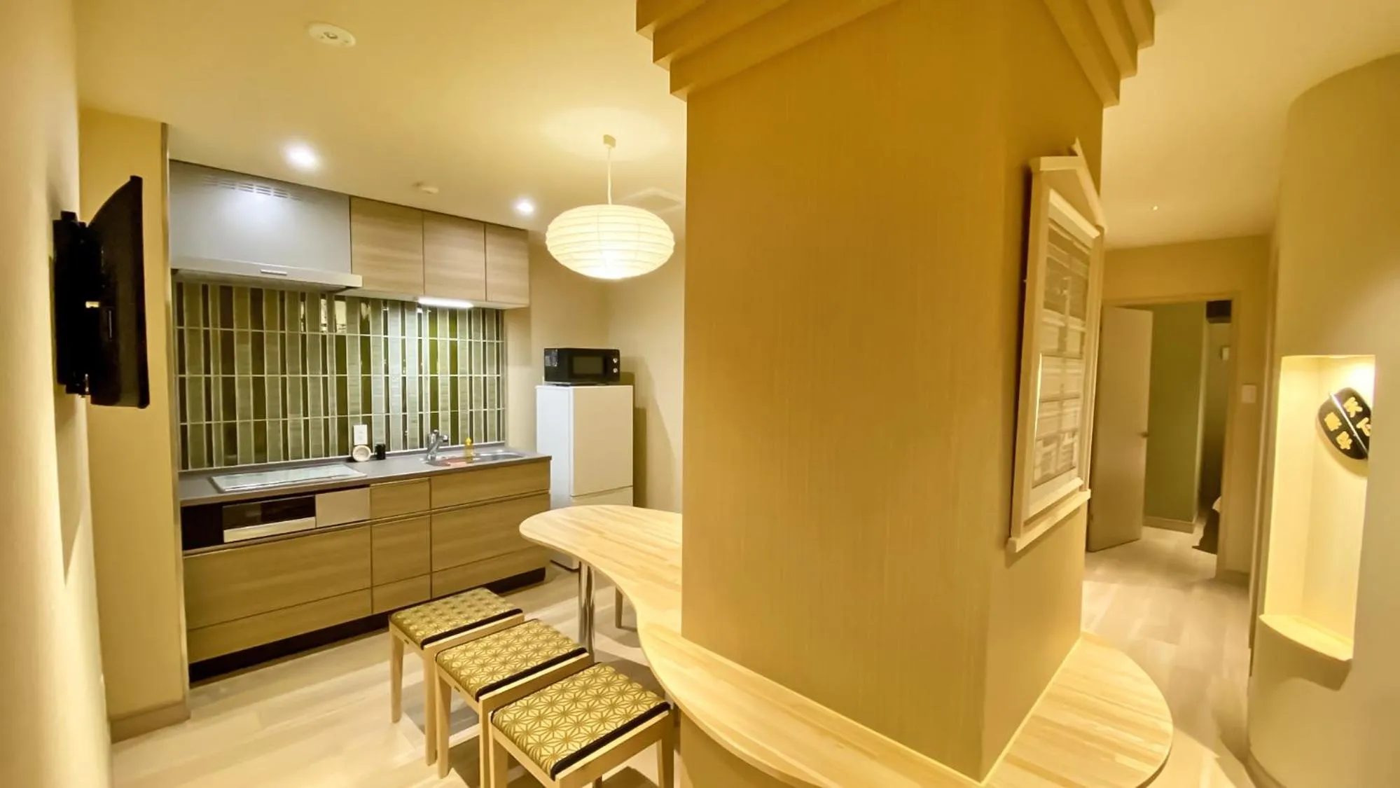 Kitchen or kitchenette in Stay SAKURA Tokyo Asakusa Yokozuna Hotel