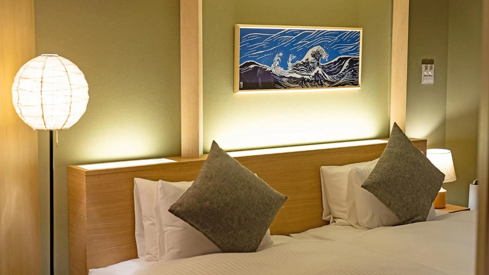 Photo of the whole room, Bed in Stay SAKURA Tokyo Asakusa Yokozuna Hotel