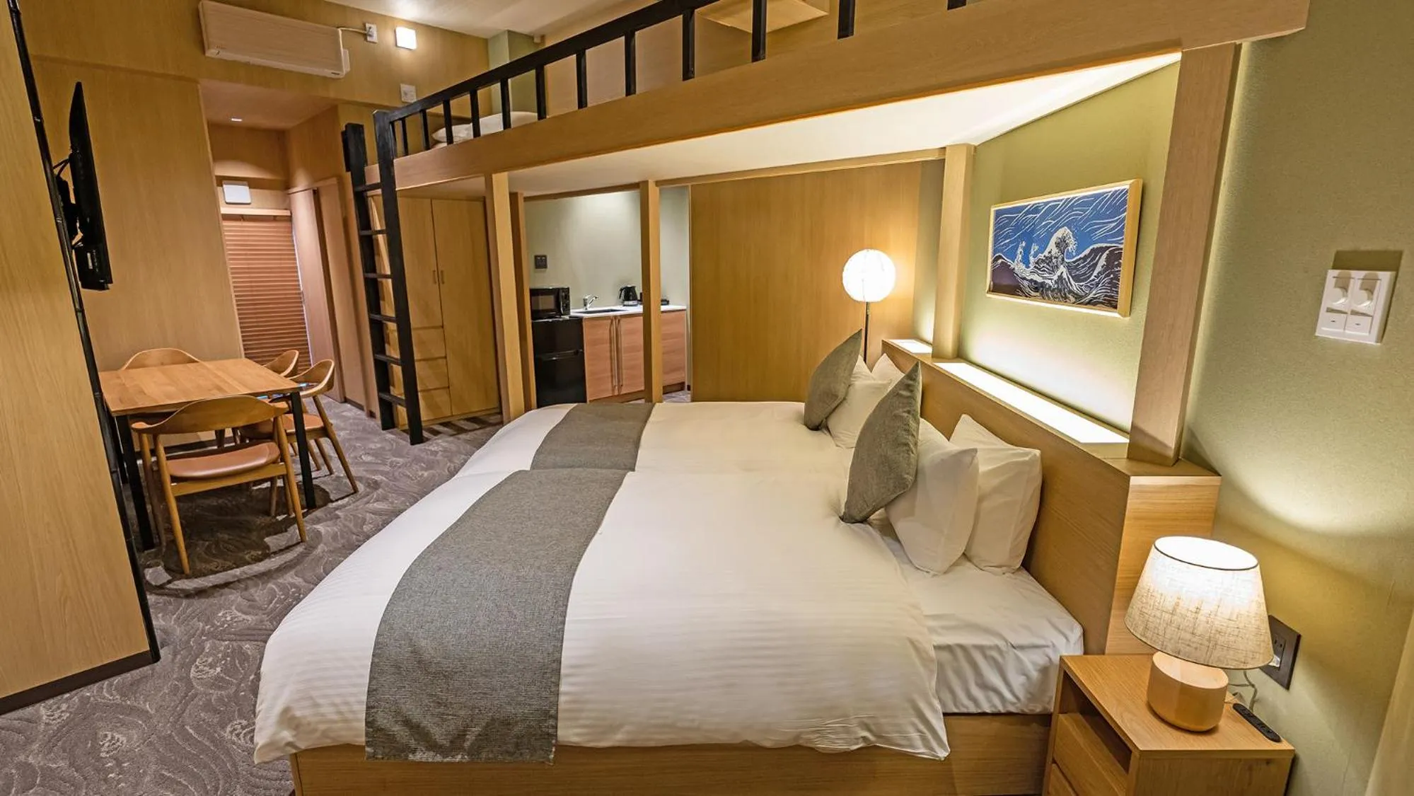 Bed in Stay SAKURA Tokyo Asakusa Yokozuna Hotel