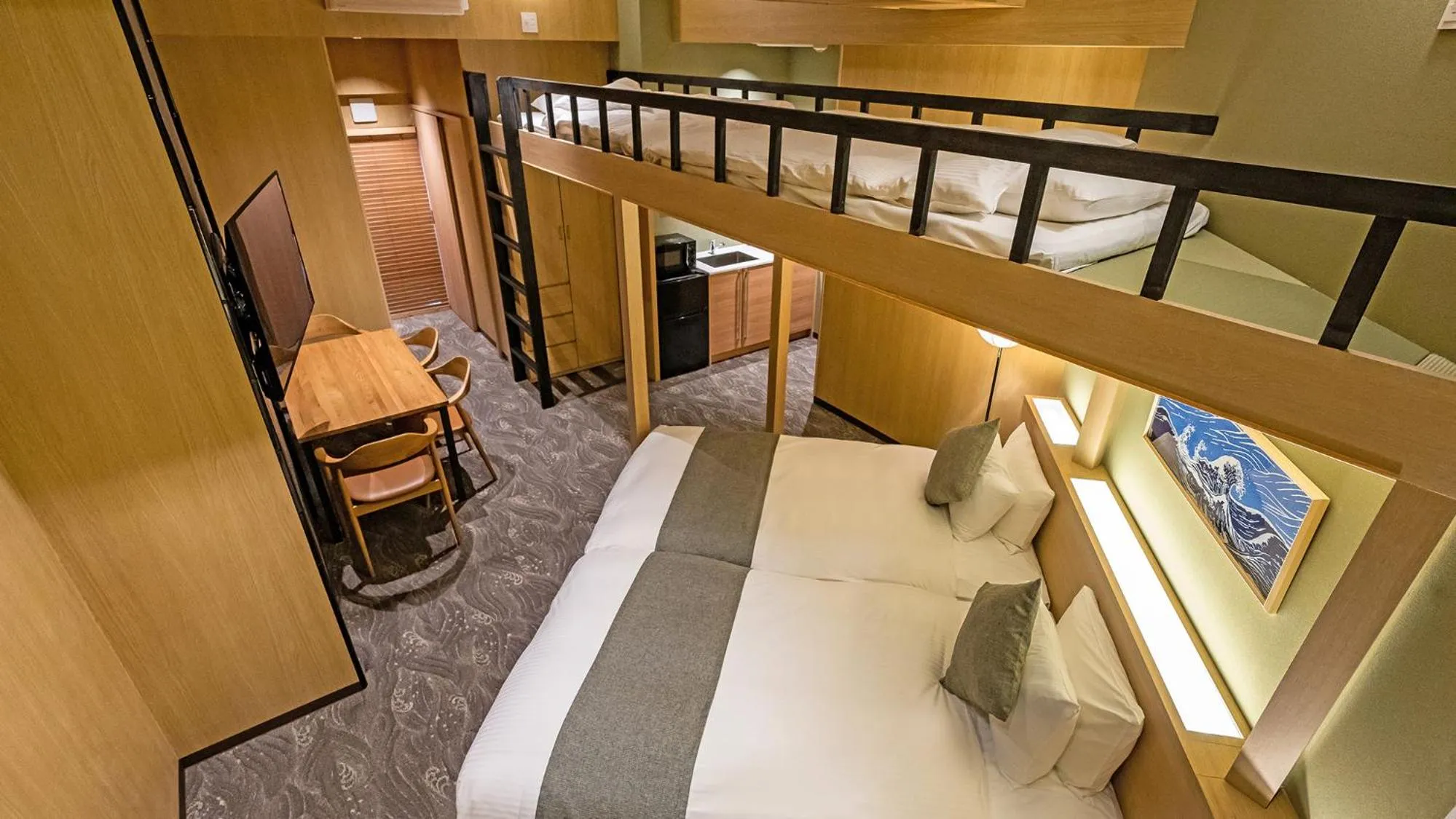 Bed in Stay SAKURA Tokyo Asakusa Yokozuna Hotel