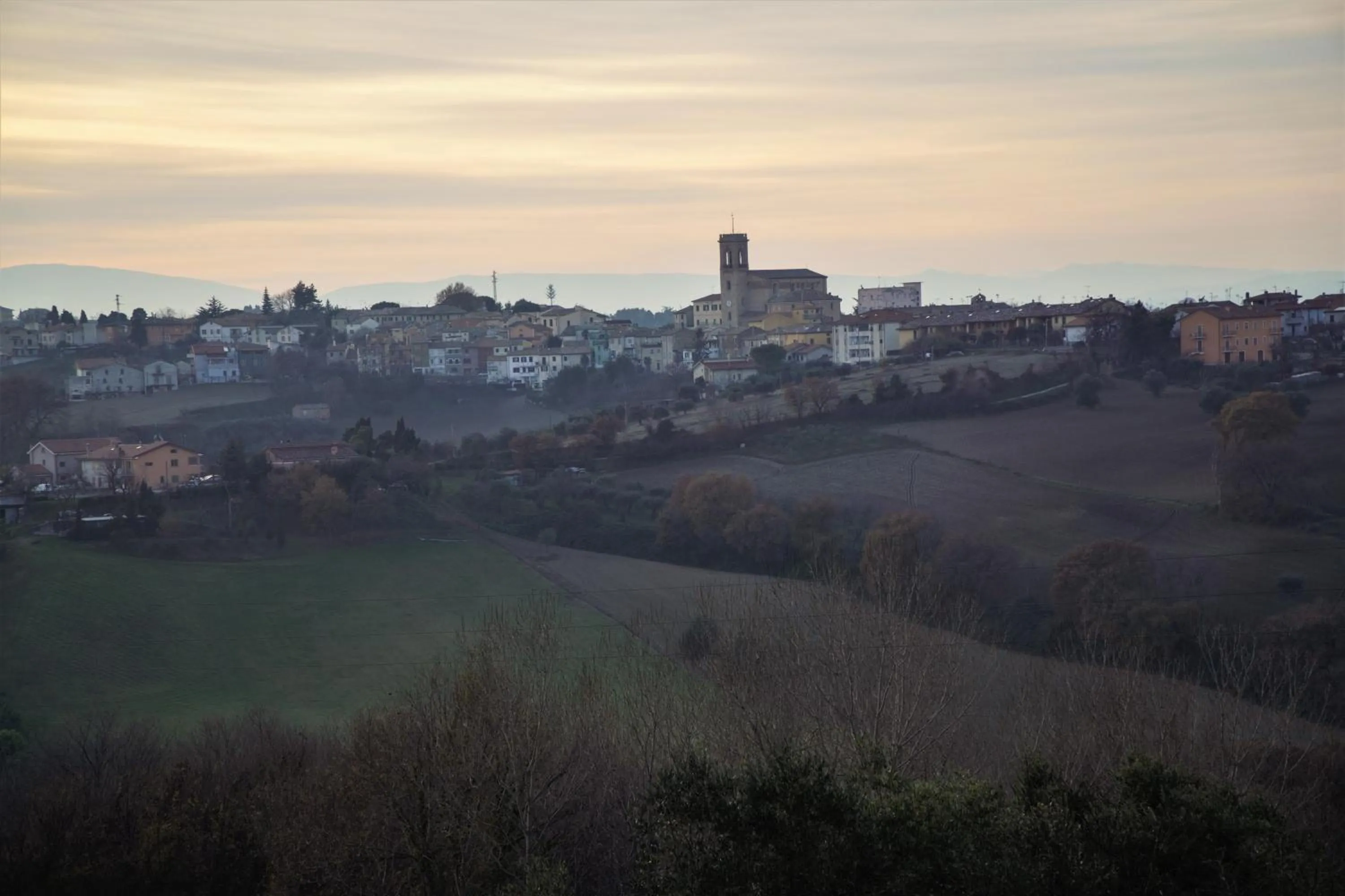 Natural landscape in Villa di agricoltori