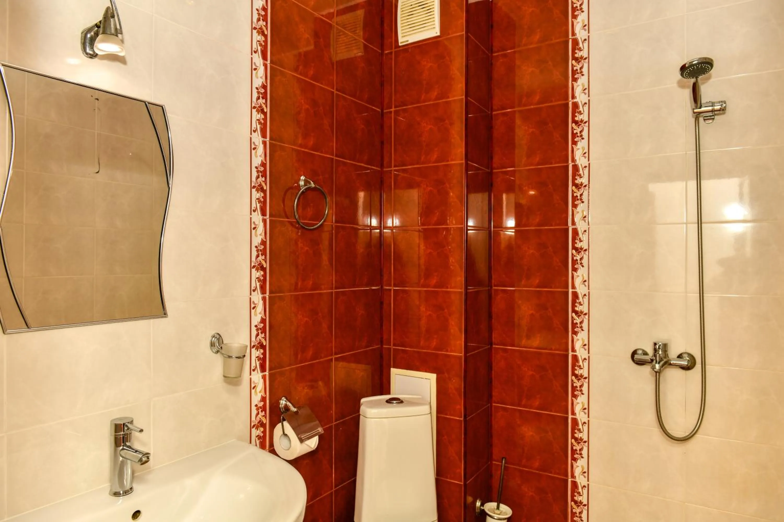 Shower in Blyan Family Hotel