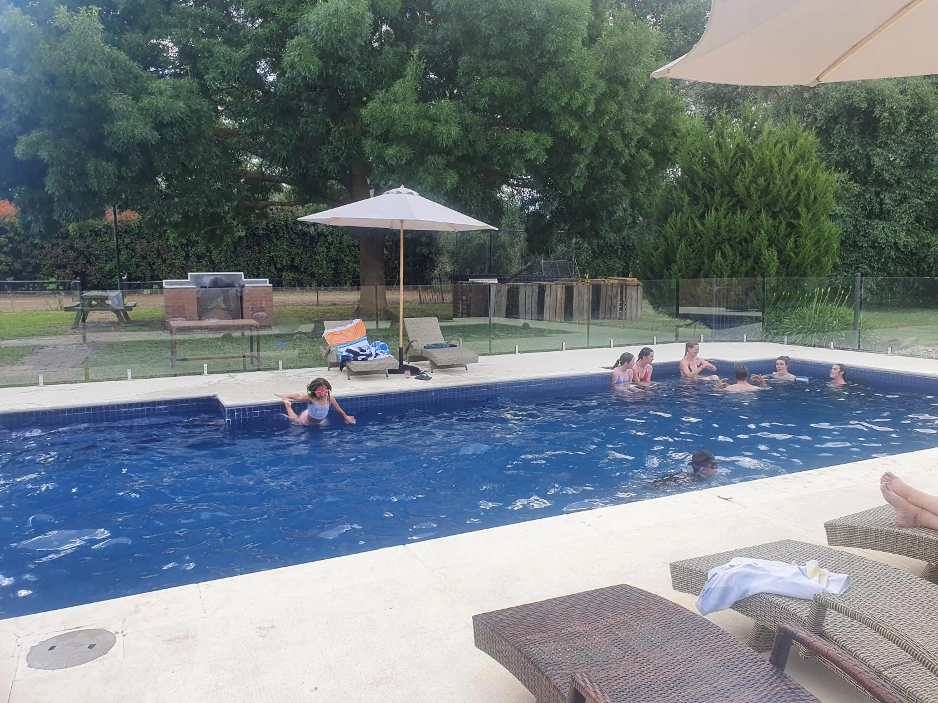 Swimming pool in The Lancefield Lodge