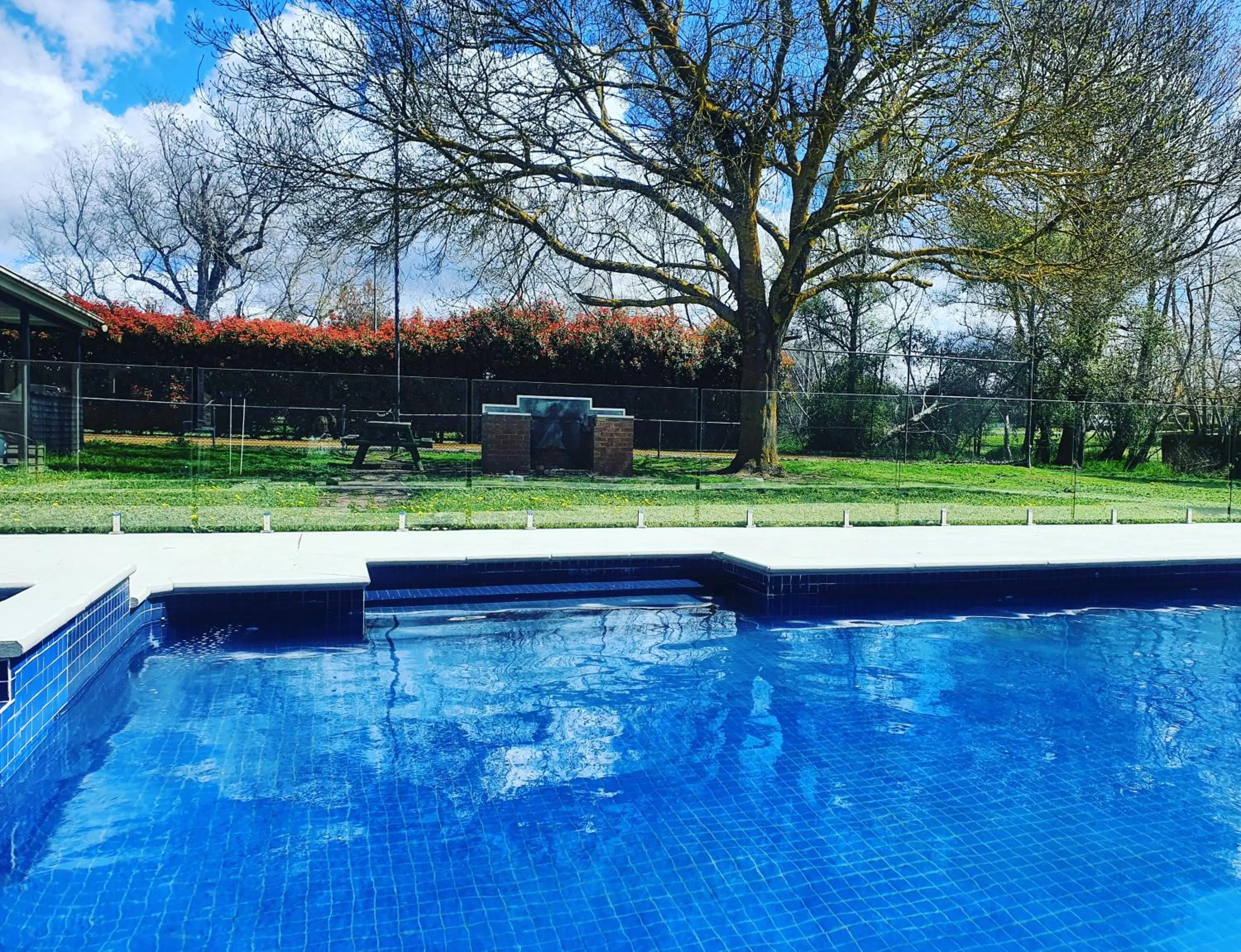 Swimming pool in The Lancefield Lodge