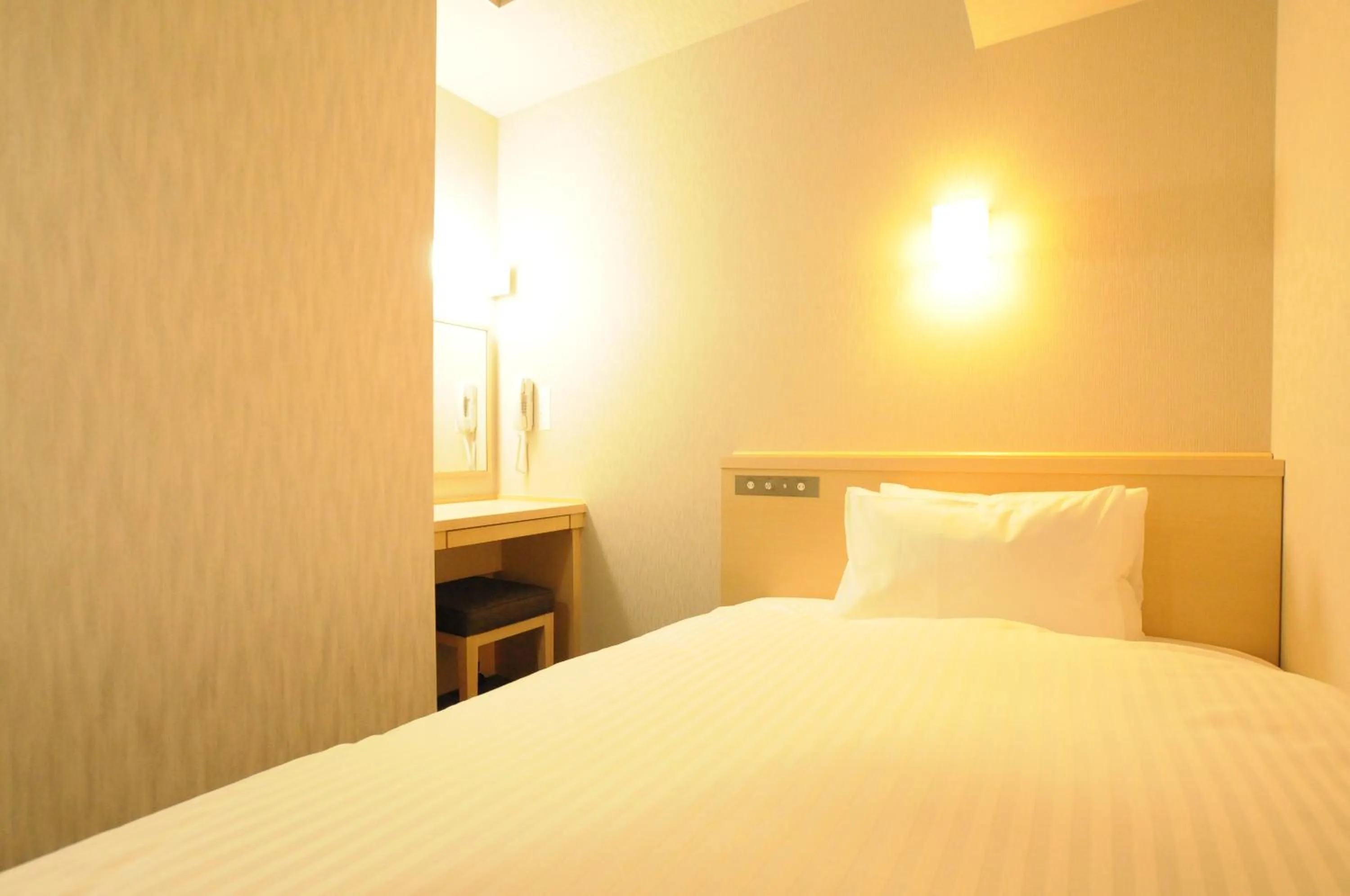 Bed in AB Hotel Omihachiman