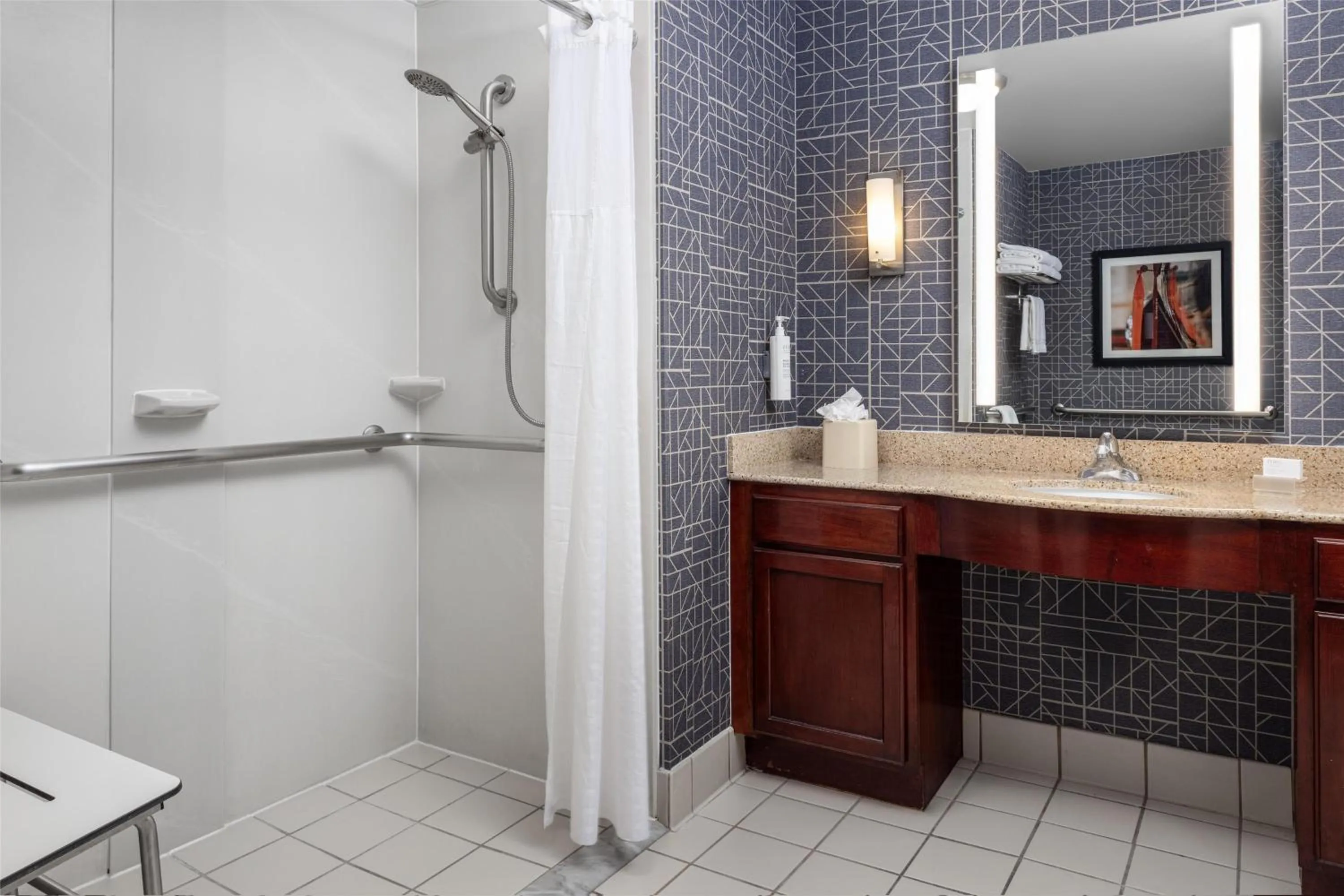Bathroom in Homewood Suites by Hilton Dulles-North Loudoun