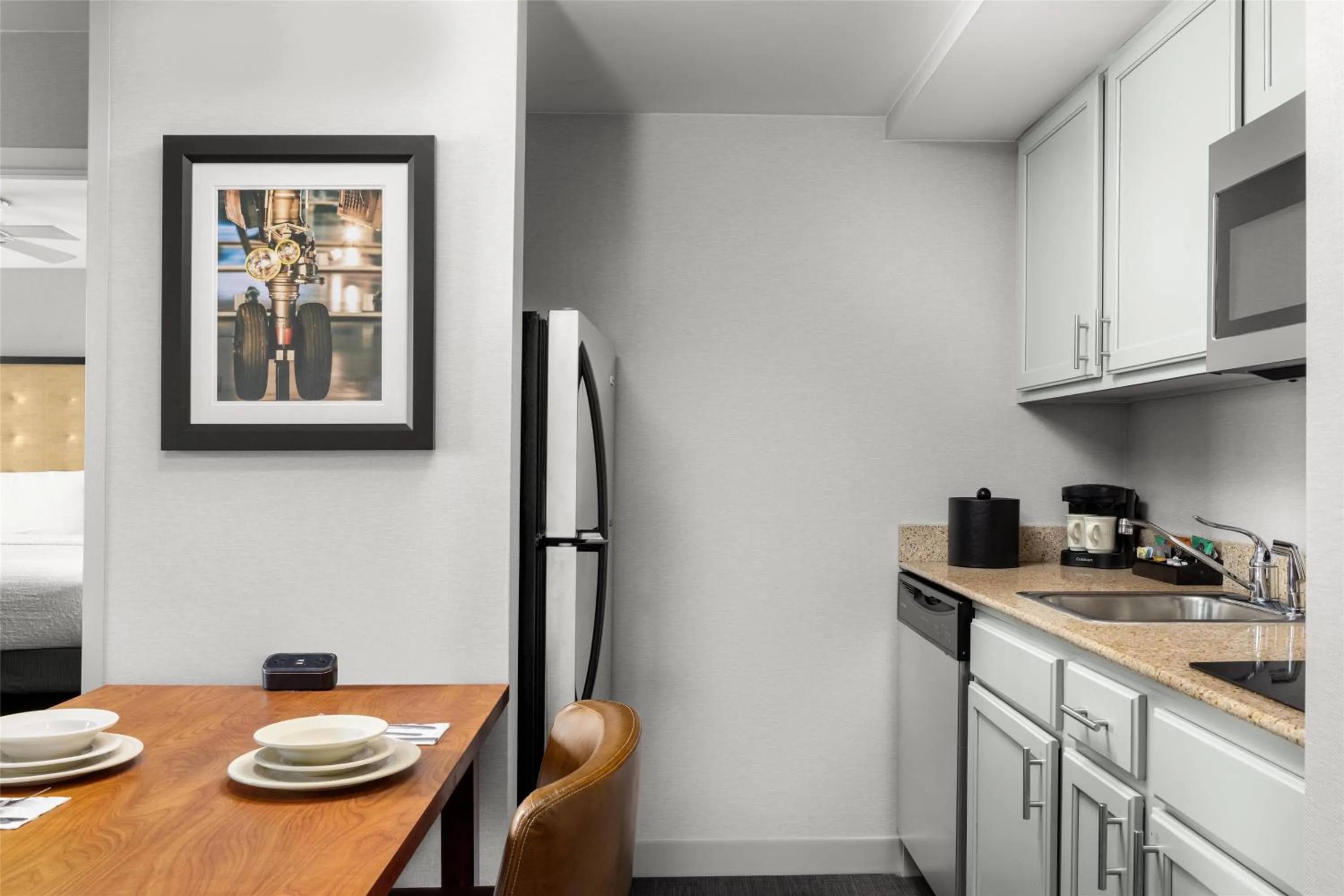 Kitchen or kitchenette in Homewood Suites by Hilton Dulles-North Loudoun