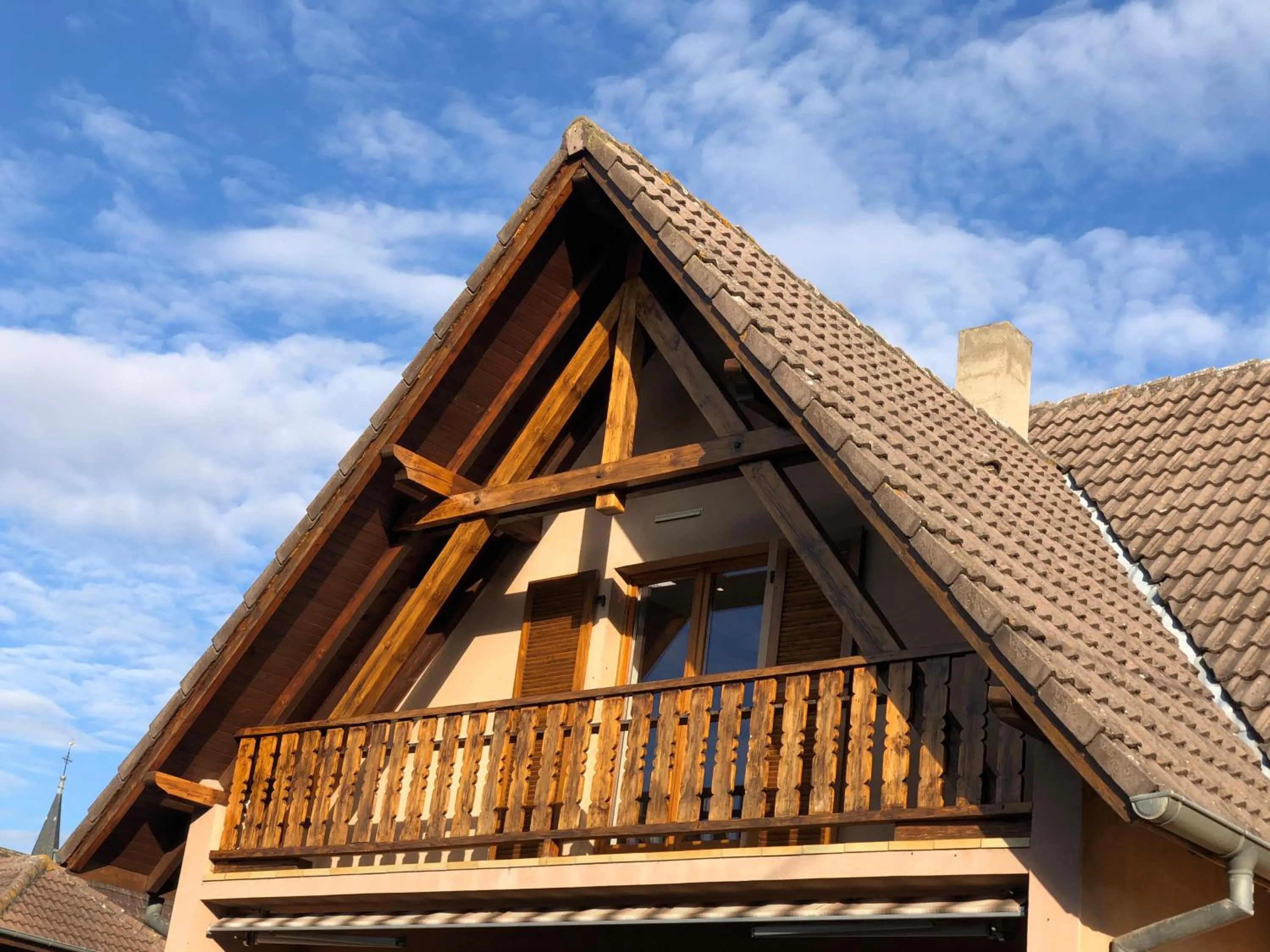 Balcony/Terrace in Chambre d’hotes chez Sylviane
