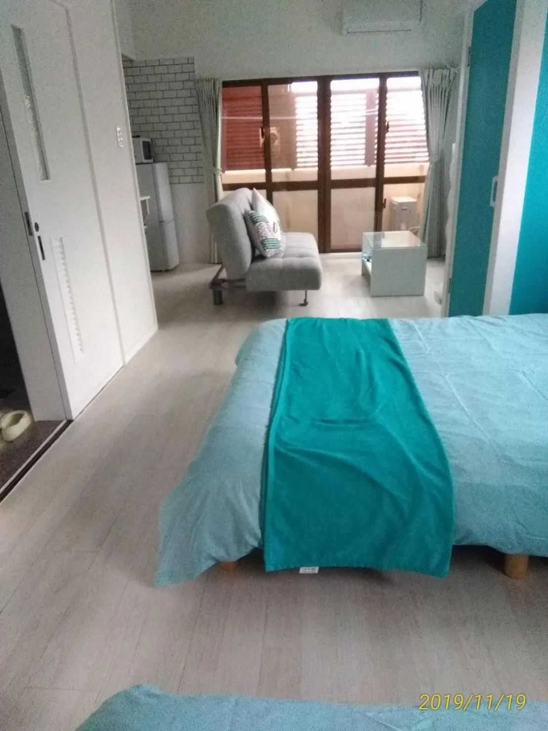 Bedroom, Bed in Maximum of 21 people can be rented in one building 3 minutes walk to Tomari Port 10 minutes drive to the airport No parking lot 30 seconds walk from paid parking lot warayunso port city May