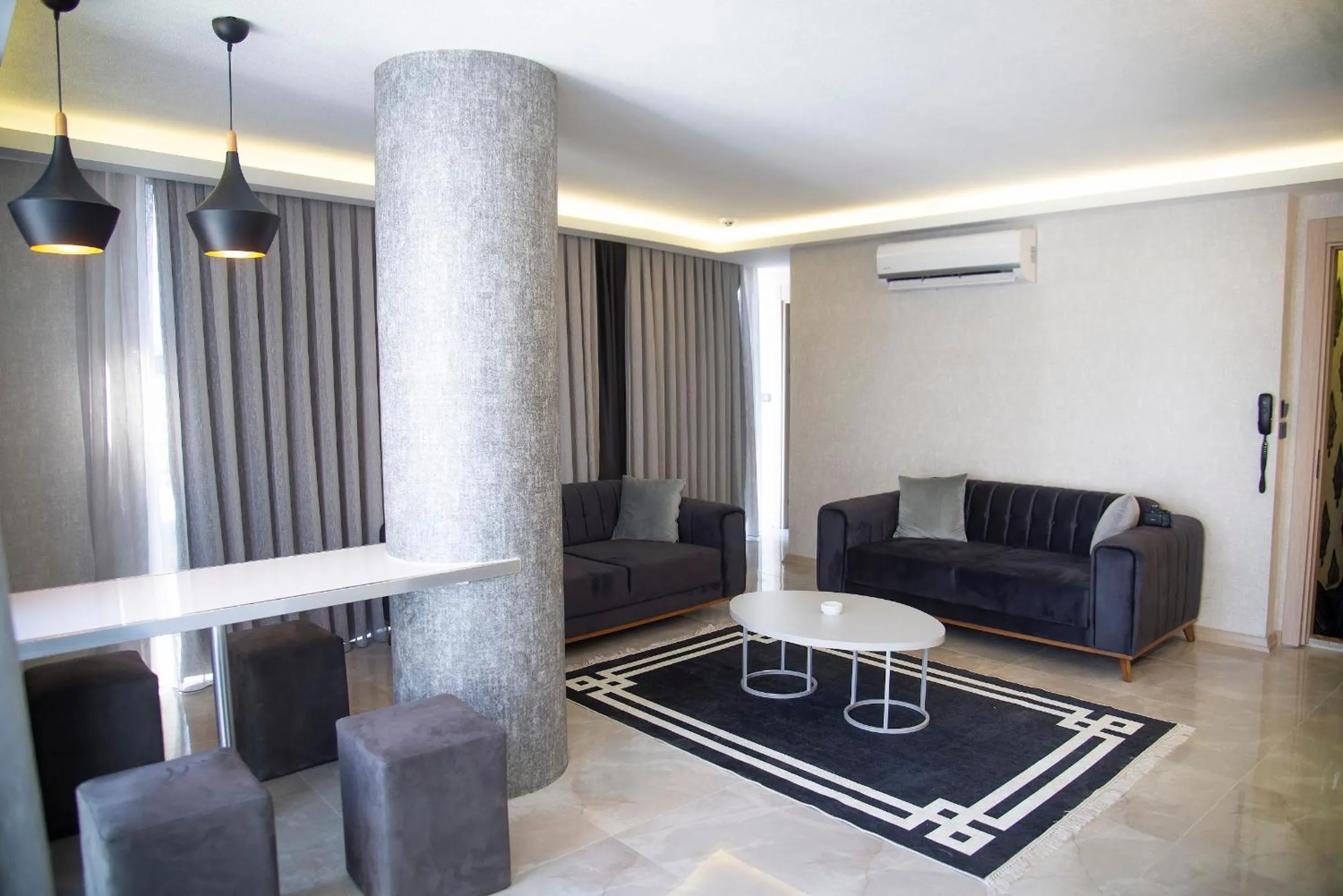 Living room in Le Luxe Suites Hotel