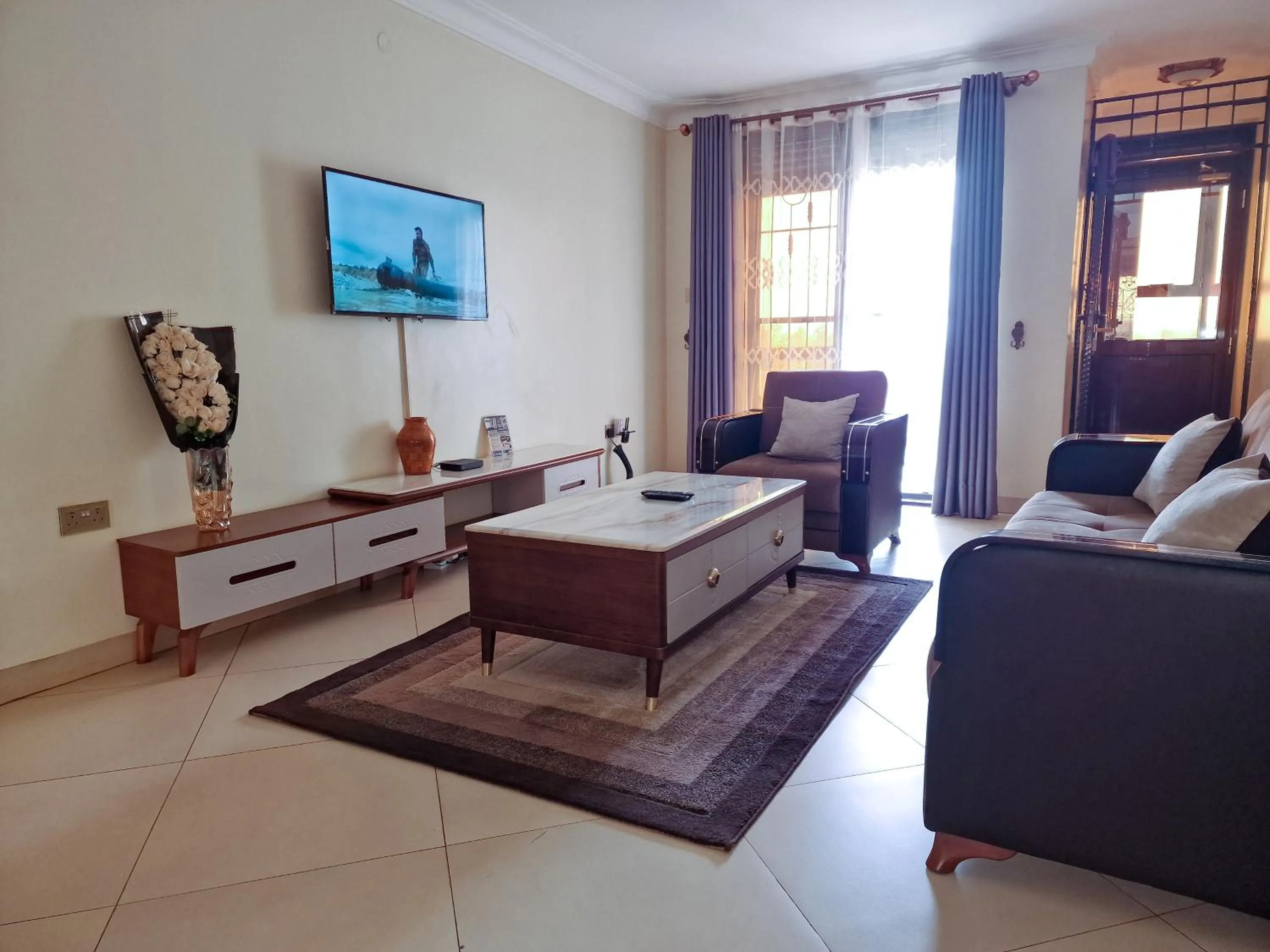 Communal lounge/ TV room in Eric Wilkins Apartments