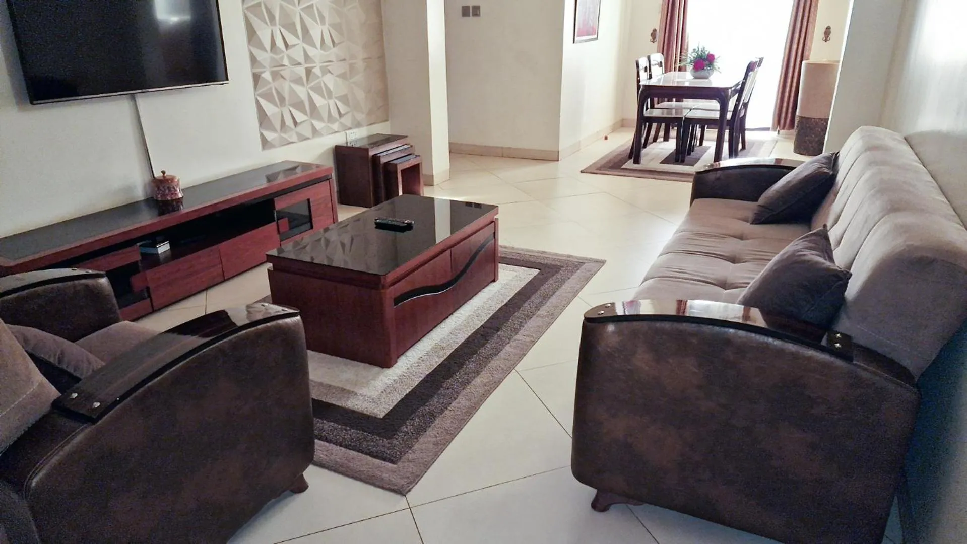 Seating area in Eric Wilkins Apartments