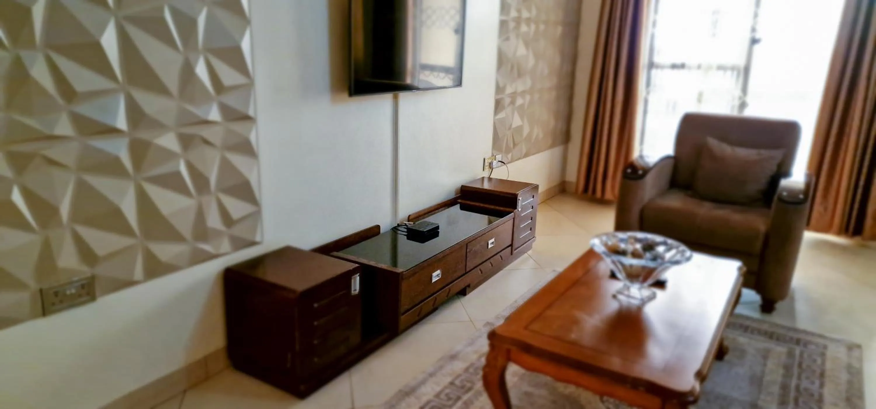 Seating area in Eric Wilkins Apartments