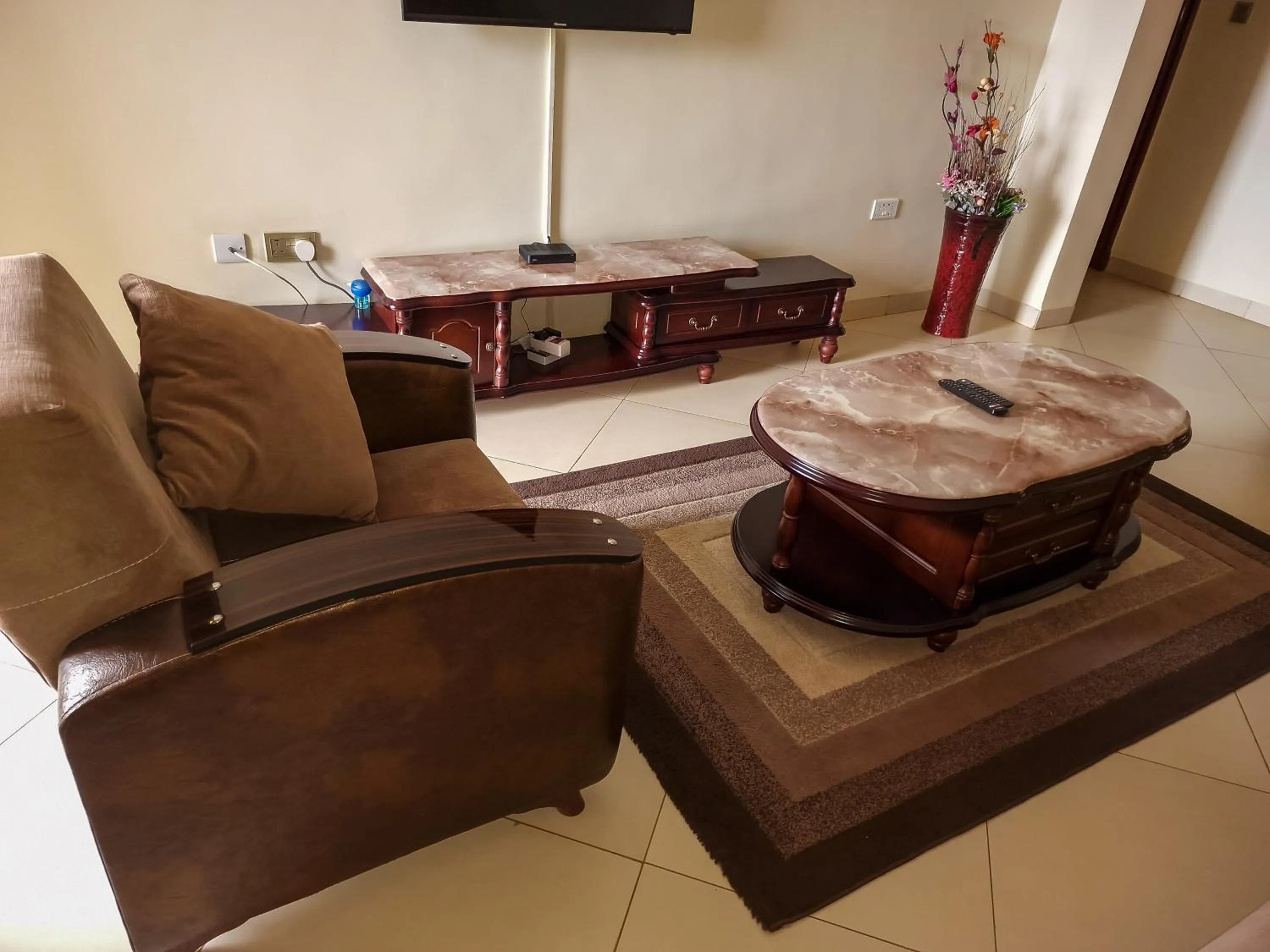 Living room in Eric Wilkins Apartments