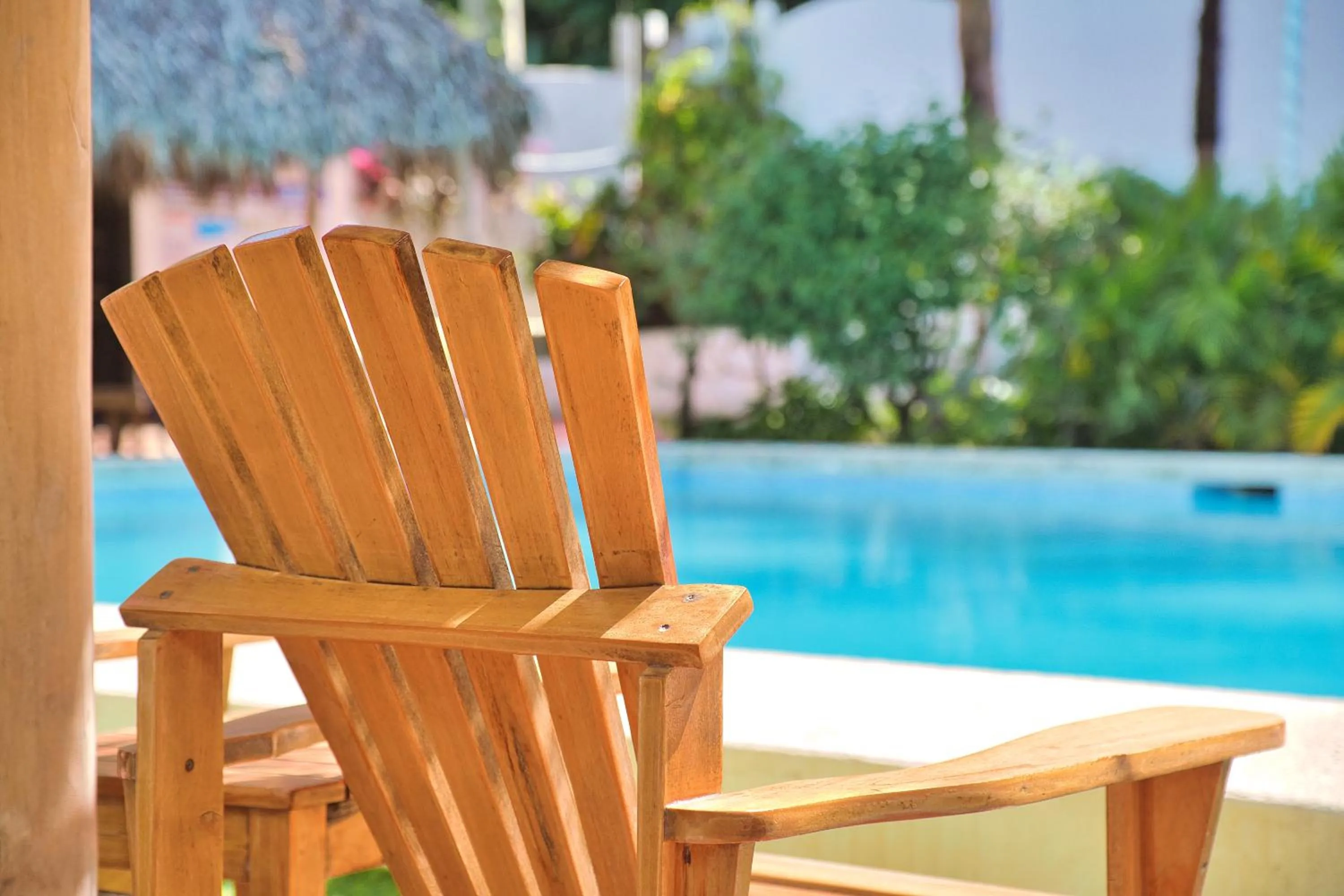 Pool view in Samara Pacific Lodge