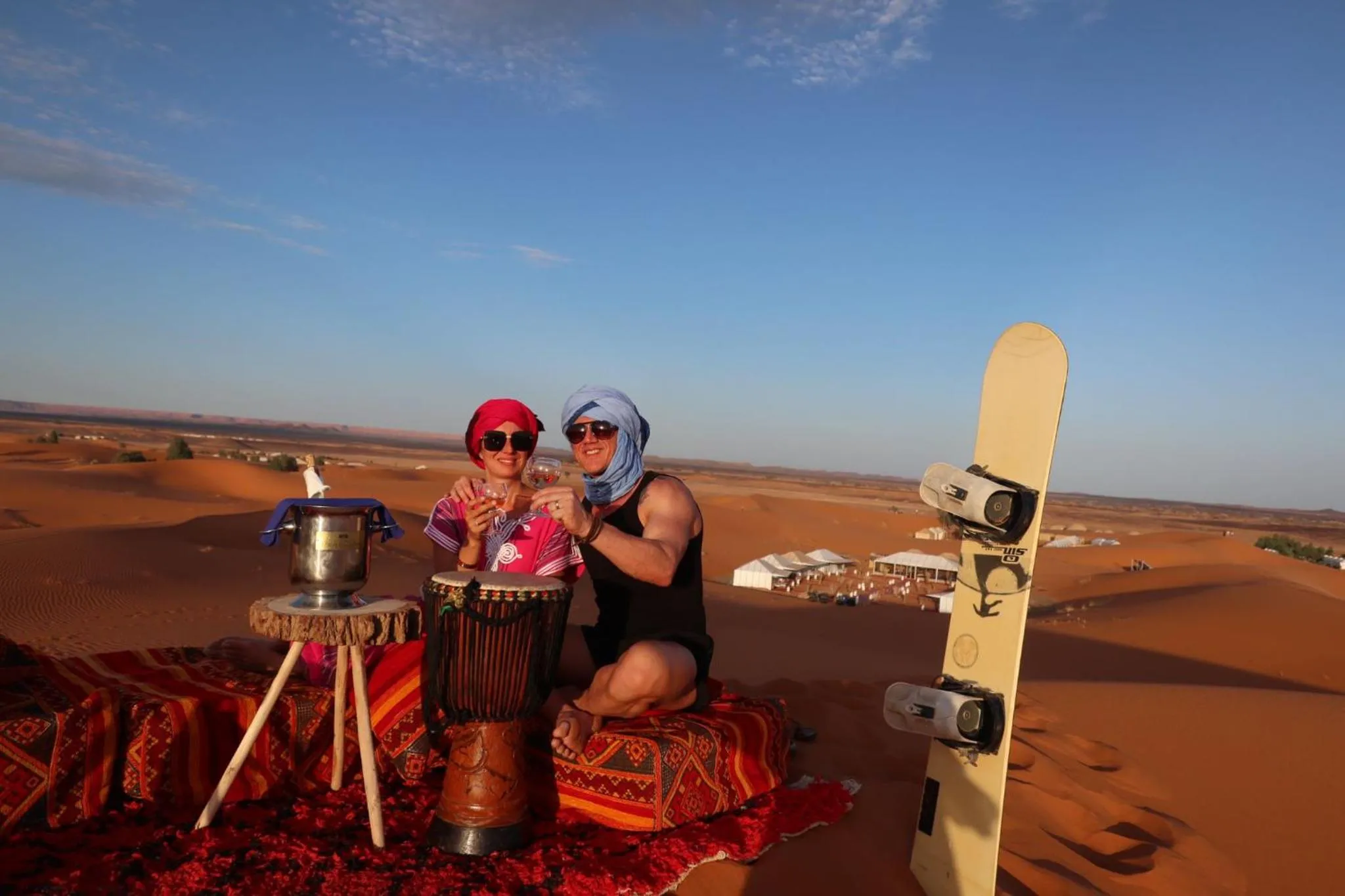 People in Luxury berber style