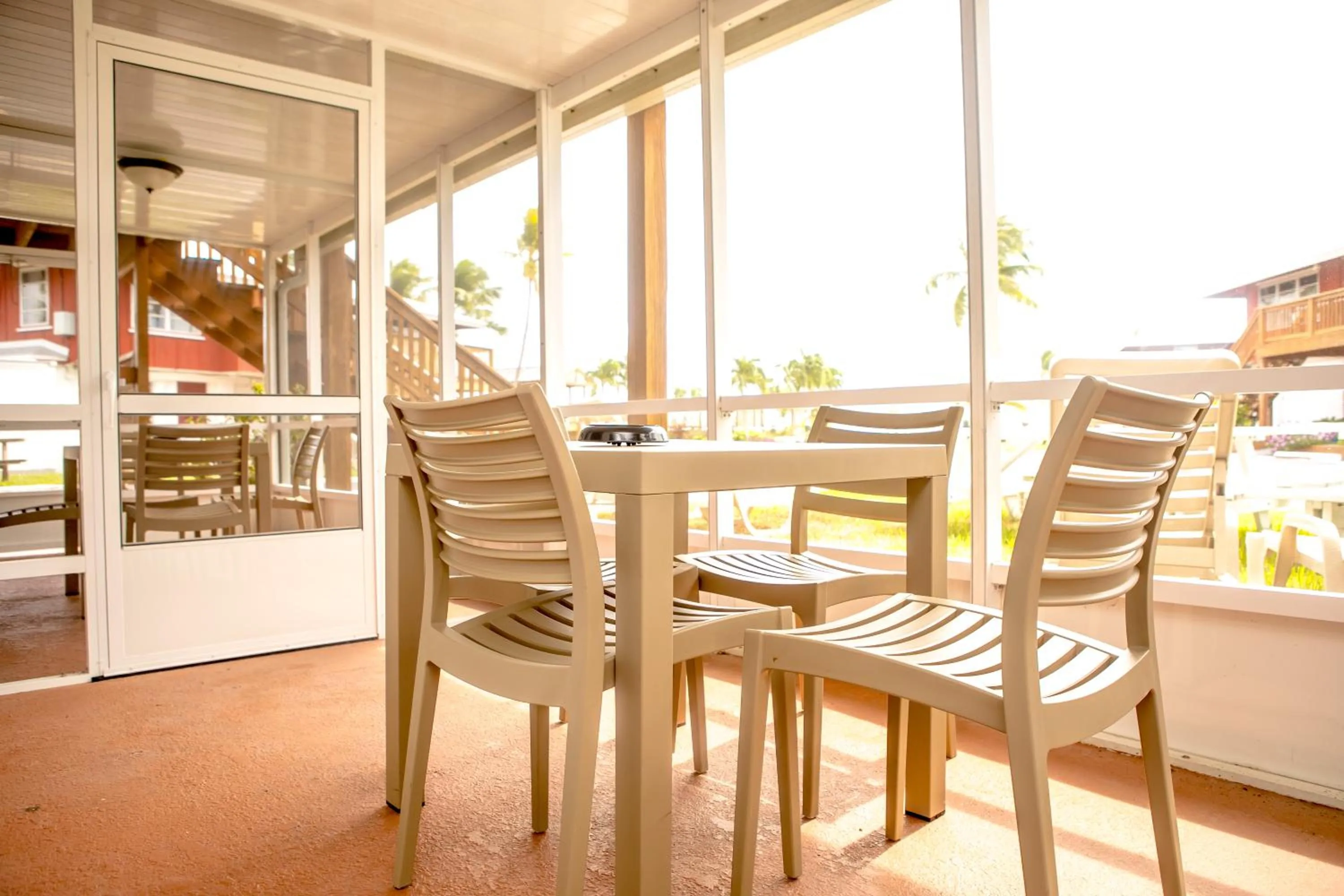 Patio in Ragged Edge Resort & Marina