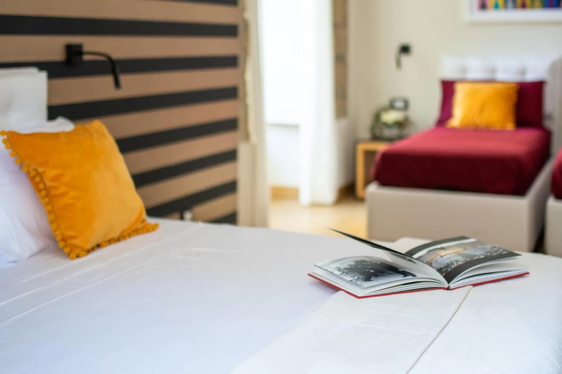 Bed in Kbirr Charming House