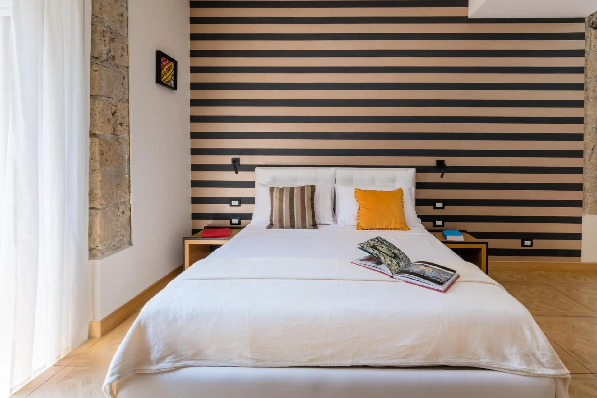 Bed in Kbirr Charming House