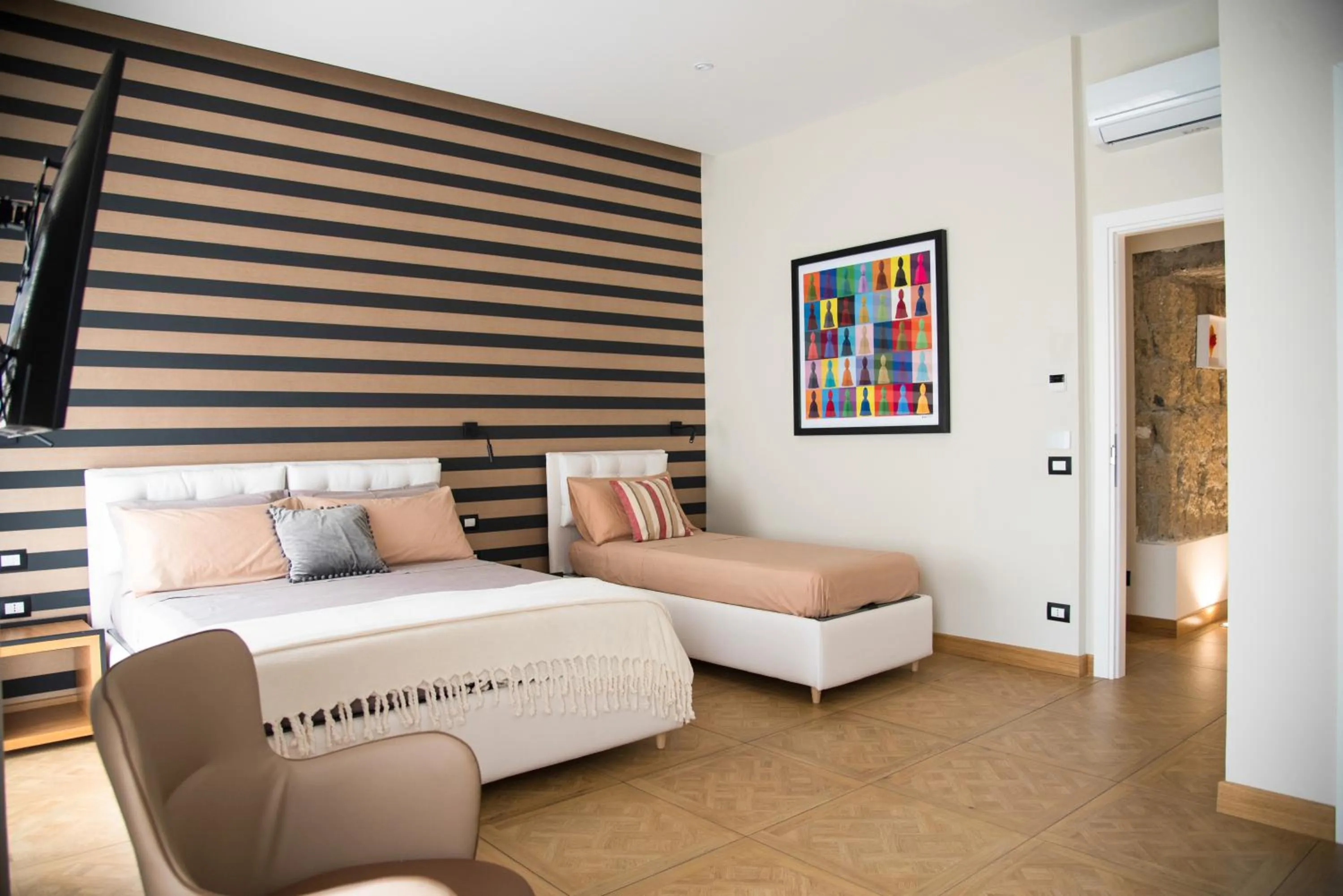 Bed in Kbirr Charming House