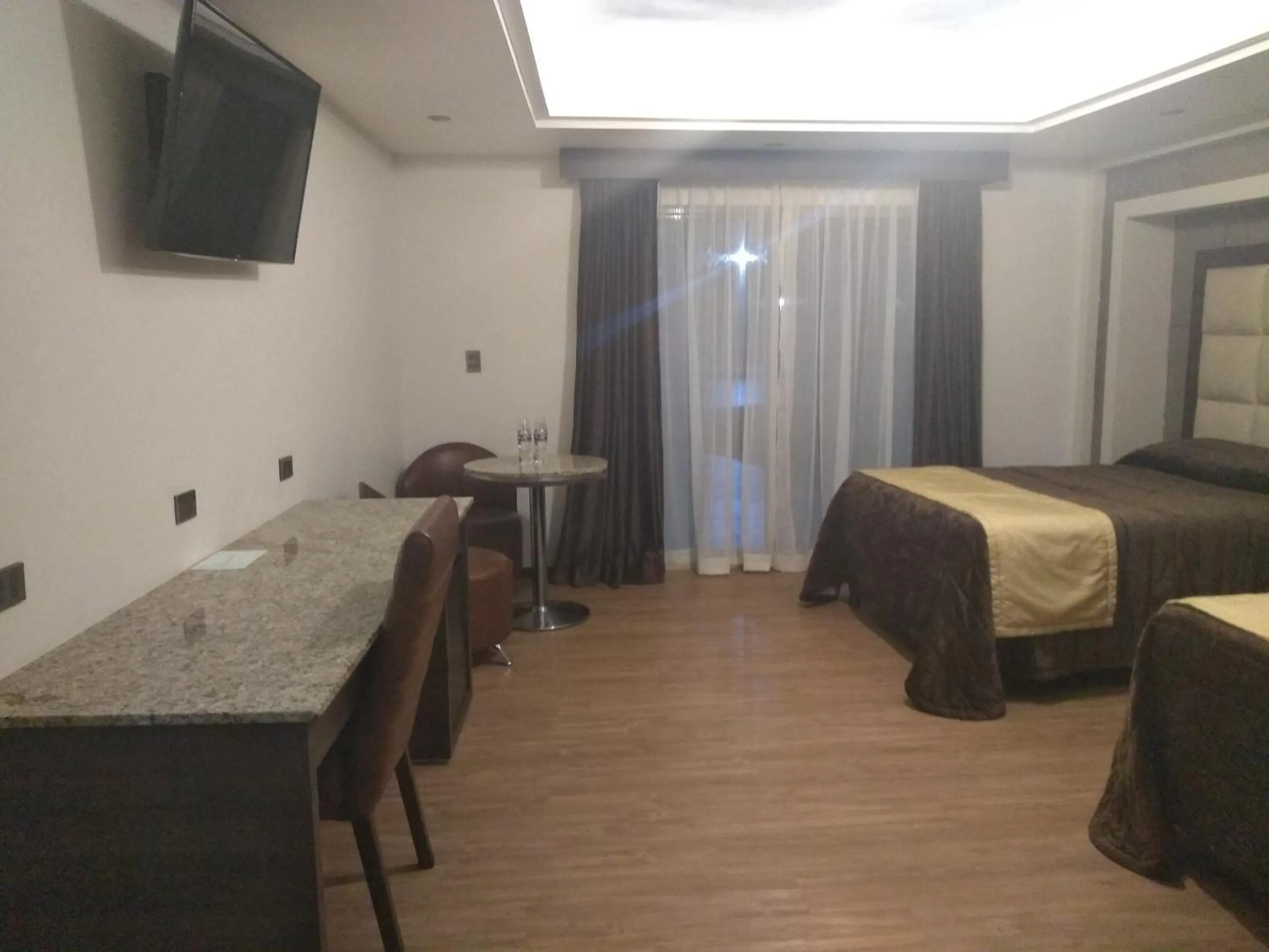 Bed in Hotel Jiménez Plaza