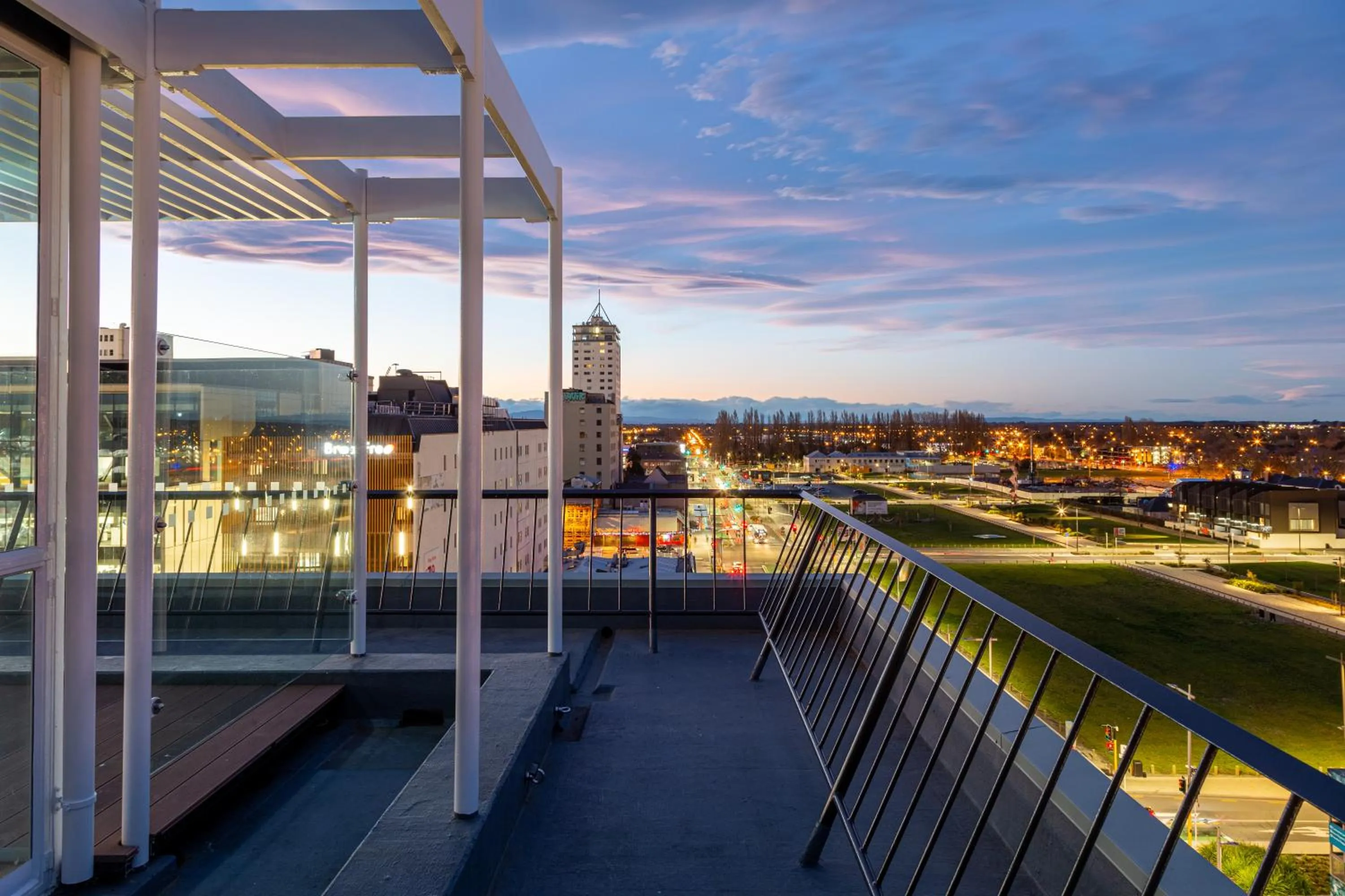 Property building in The Muse Christchurch Art Hotel