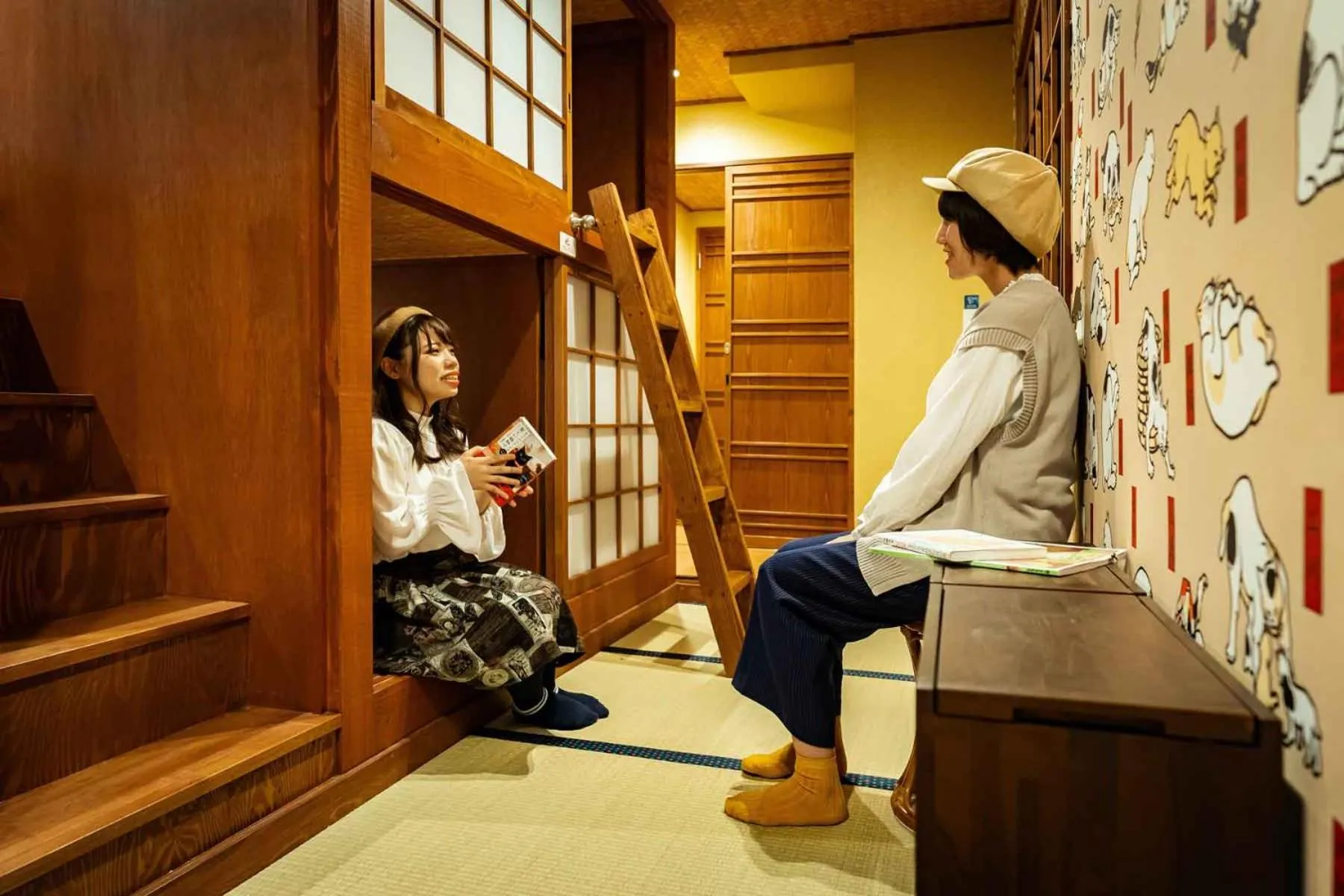 Bedroom in Cat Spa & Cat Ryokan by Neco Republic Osaka