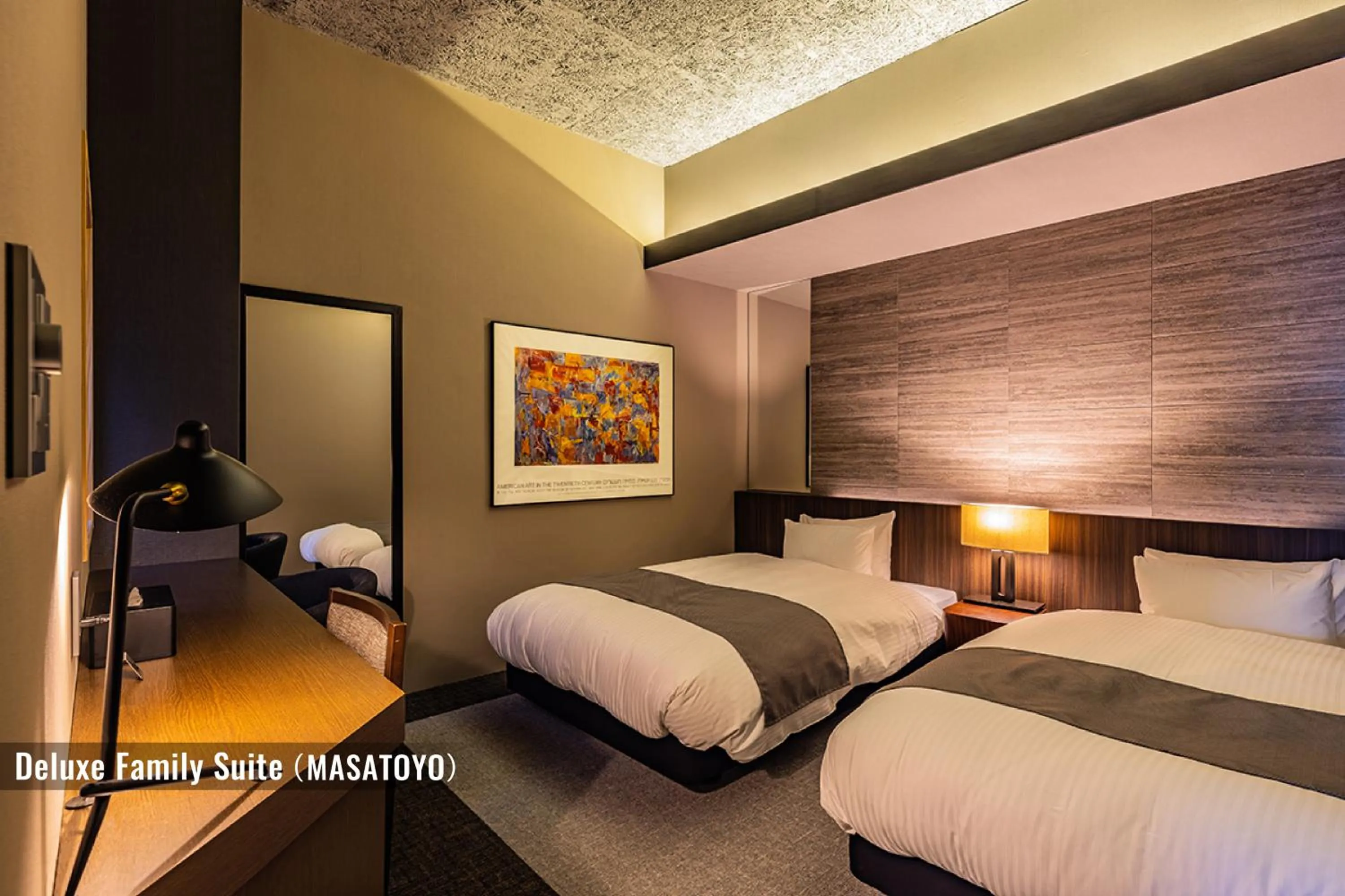 Bedroom, Bed in ビル泊 -Birupaku Decentralized Hotel-