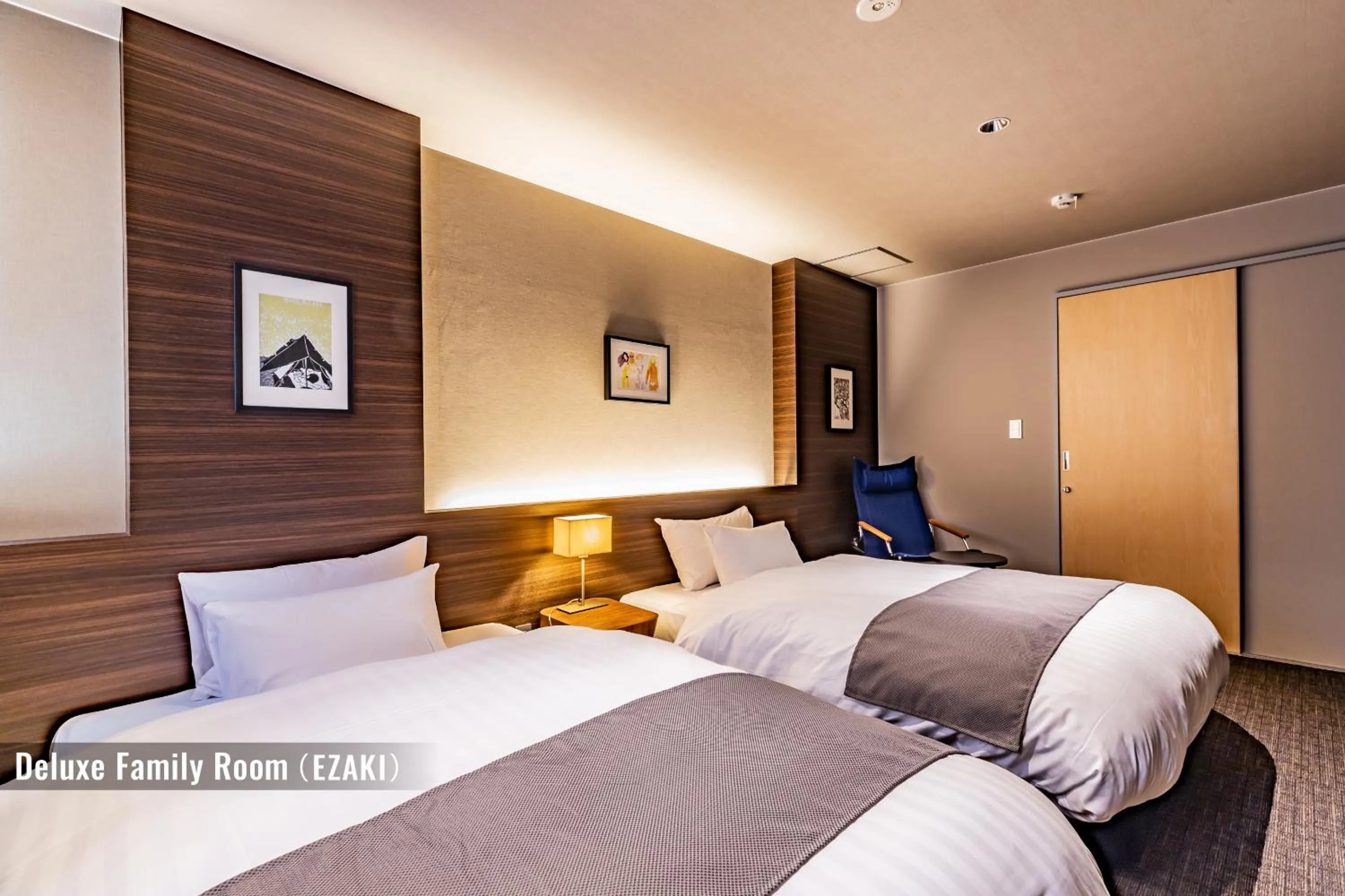 Bedroom, Bed in ビル泊 -Birupaku Decentralized Hotel-