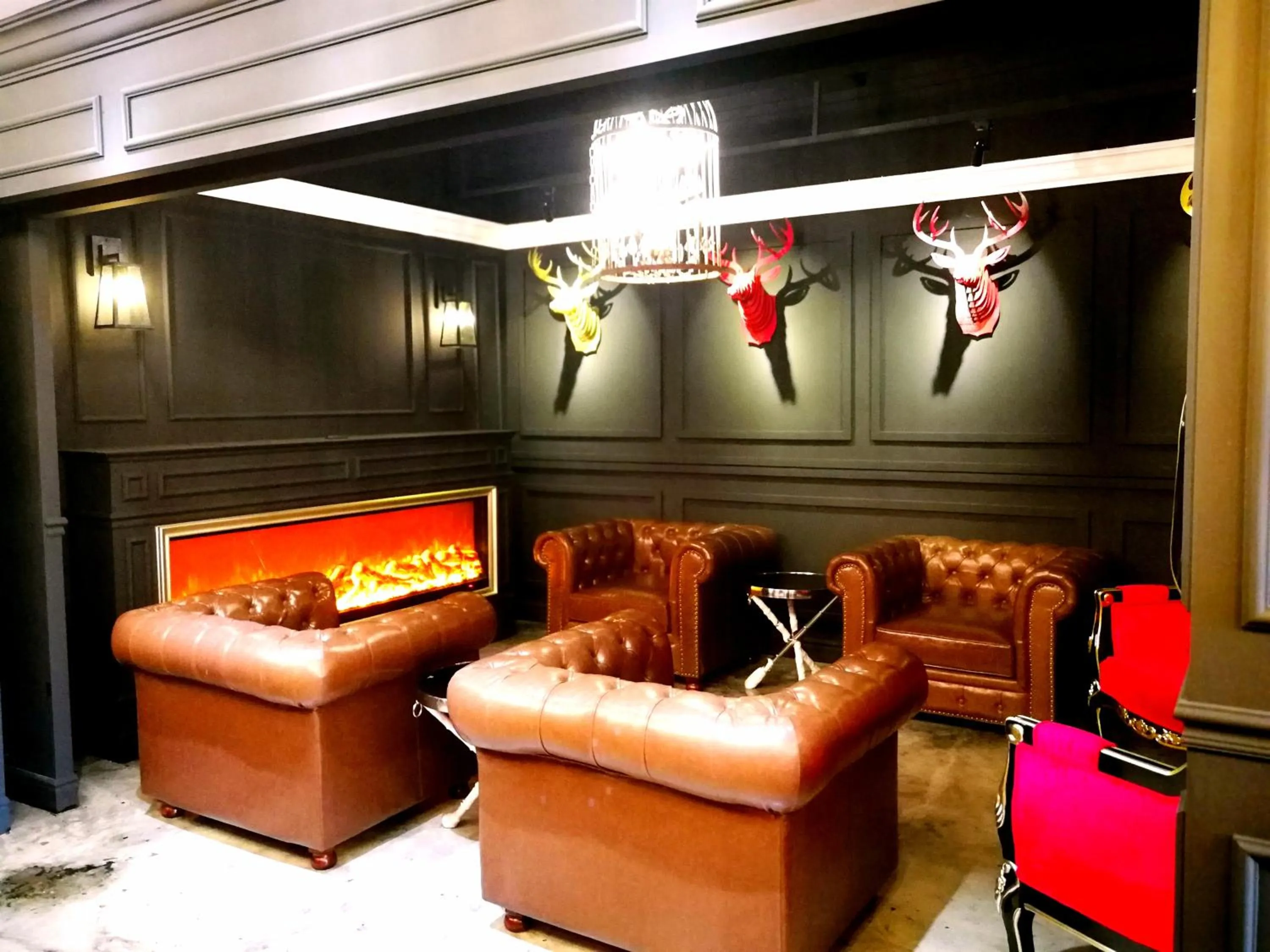 Seating area in CJ HOUSE station 18 Ipoh